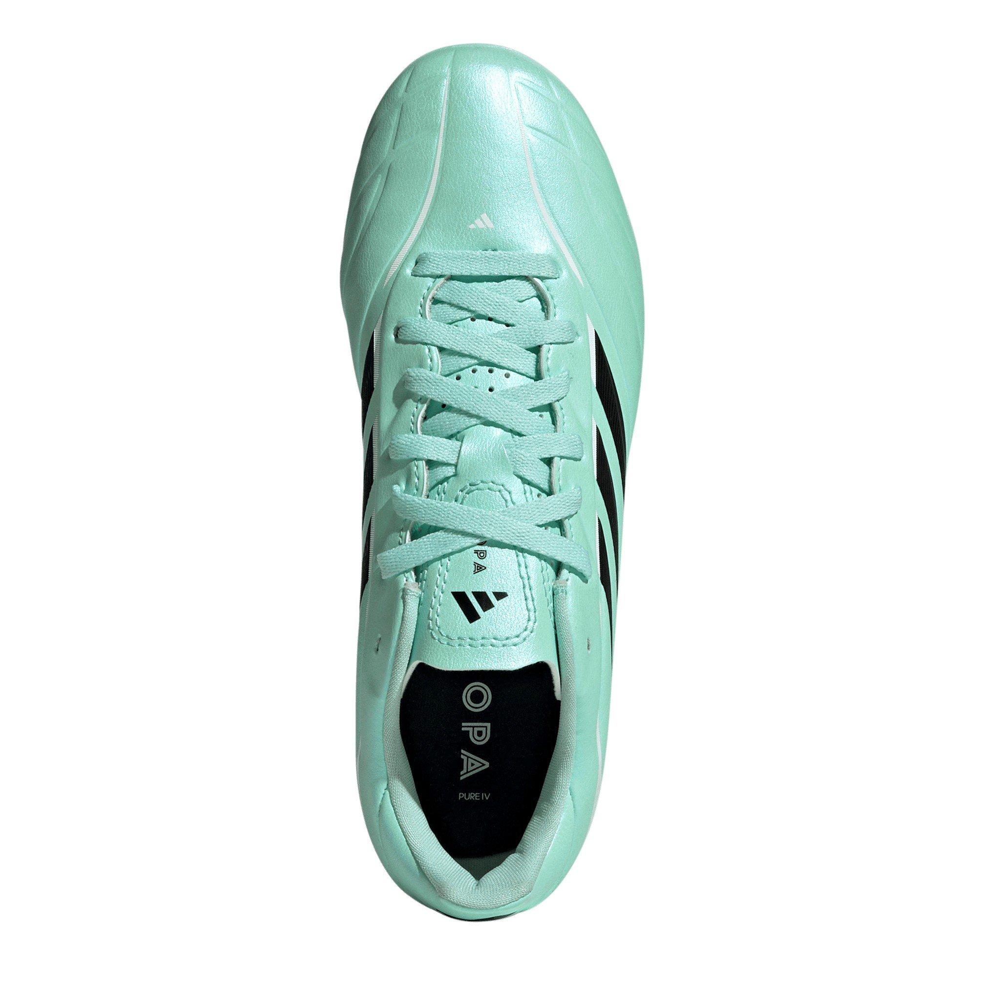 Mint/Black - adidas - Childrens adidas Copa Pure IV Club Firm Ground Football Boots - 5