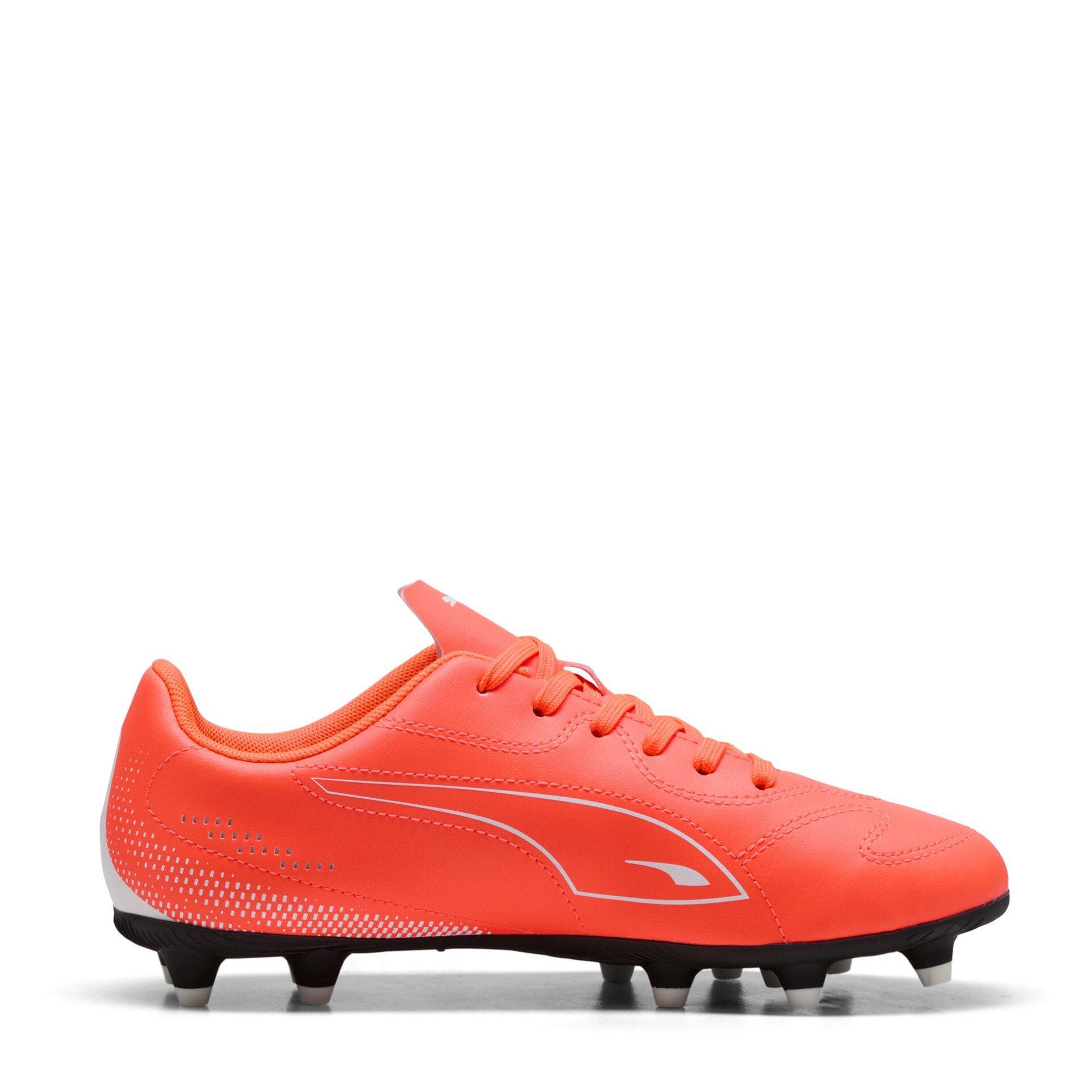 Glowing Red-W - Puma - Kids' Firm Ground Football Boots - 4