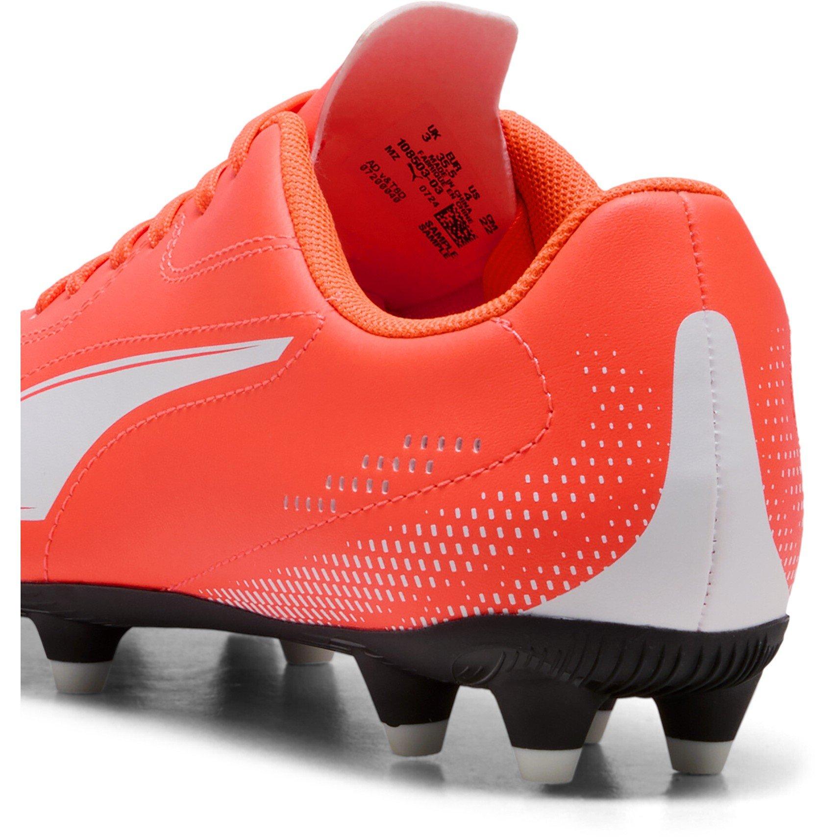 Glowing Red-W - Puma - Kids' Firm Ground Football Boots - 5