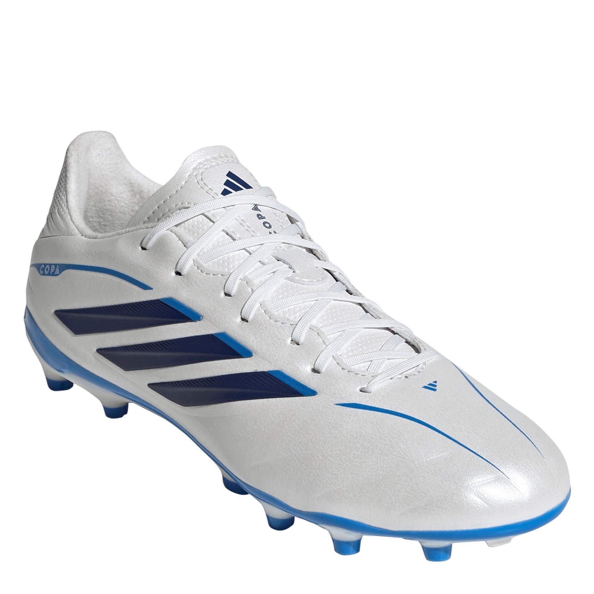 Wht/Blk/Blu - adidas - Kids' League Firm Ground Football Boots - 3