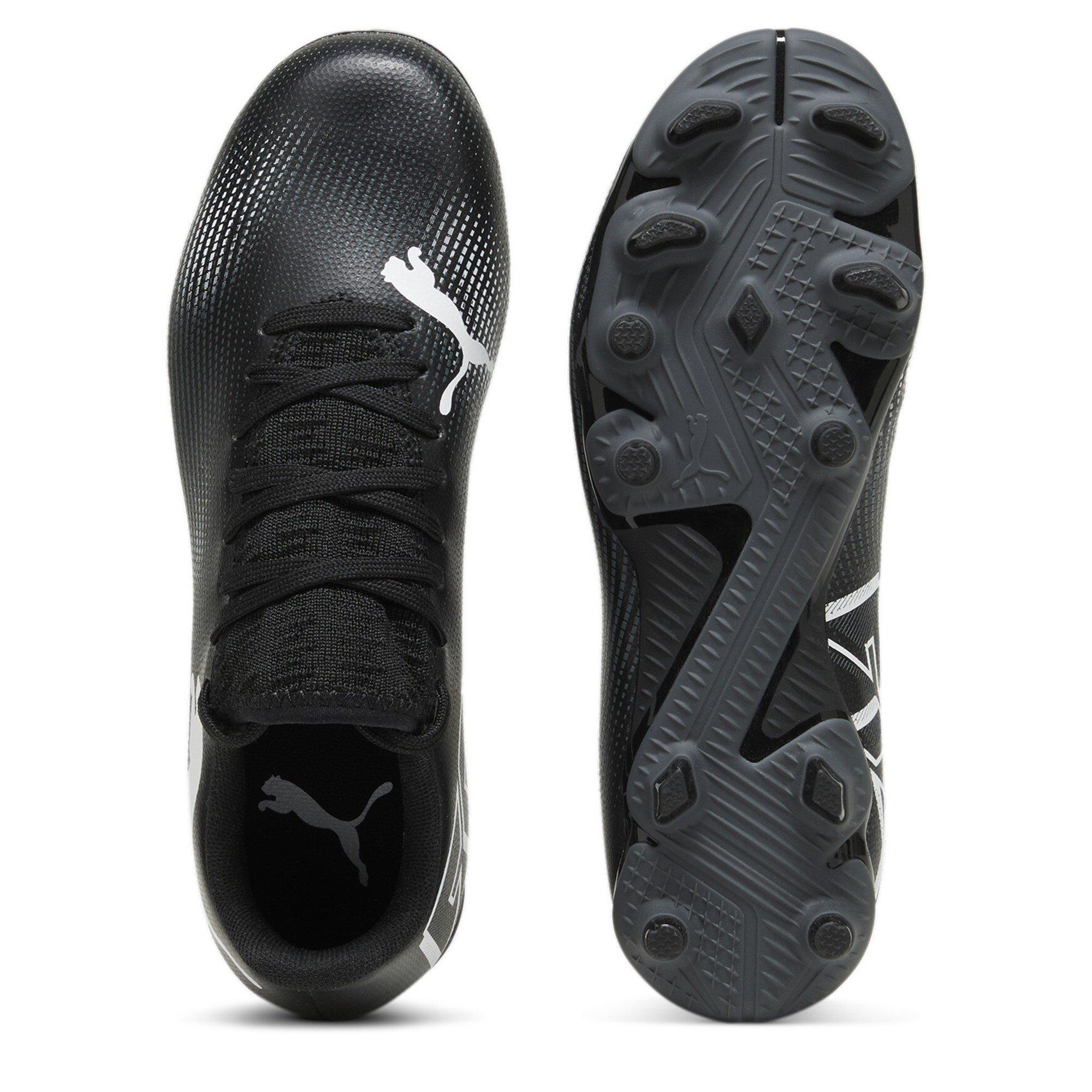 Black/White - Puma - Future 7 Play Firm Ground Football Boots - 3