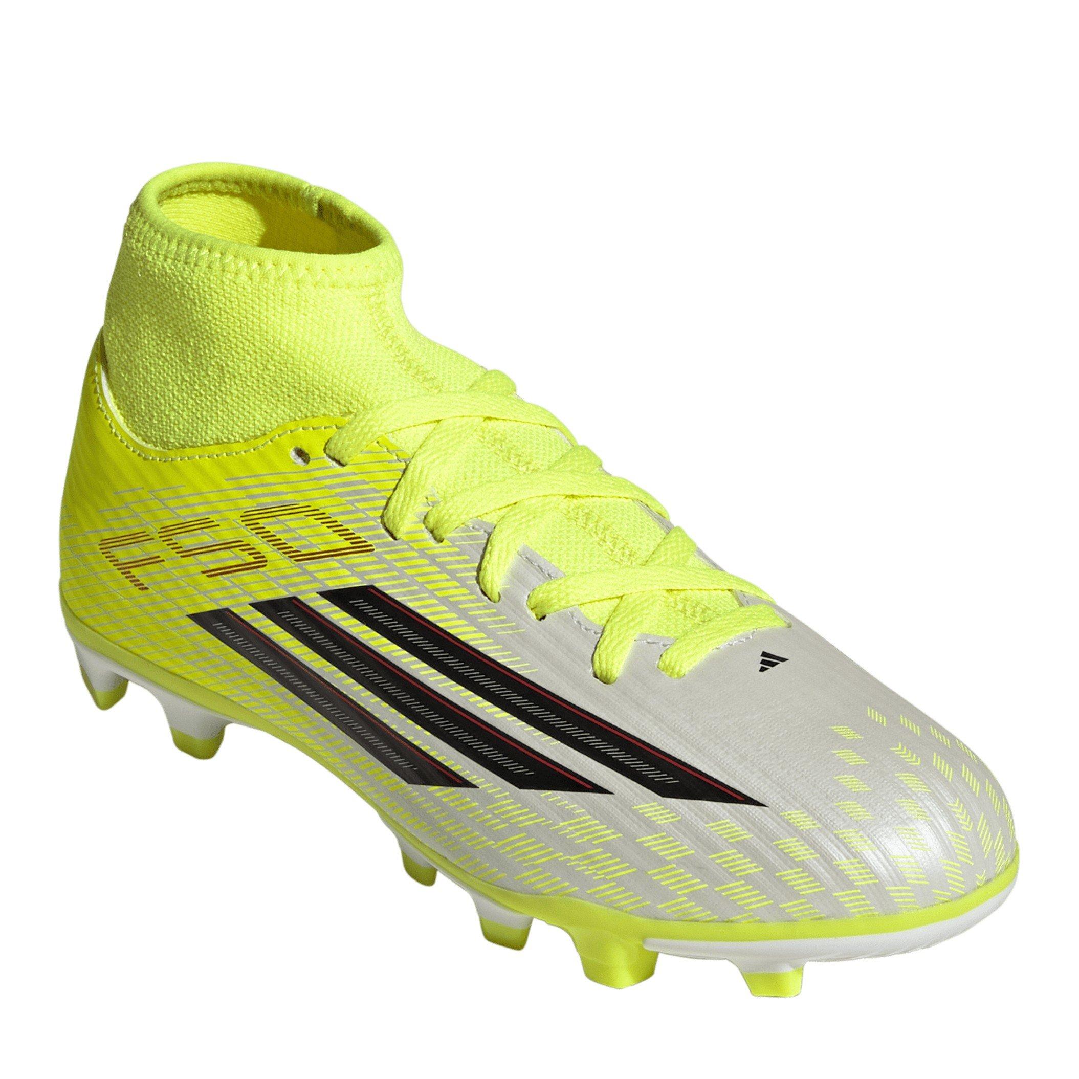 Solar Yellow - adidas - F50 Club Mid Cut F50 Firm Ground Football Boots - 3