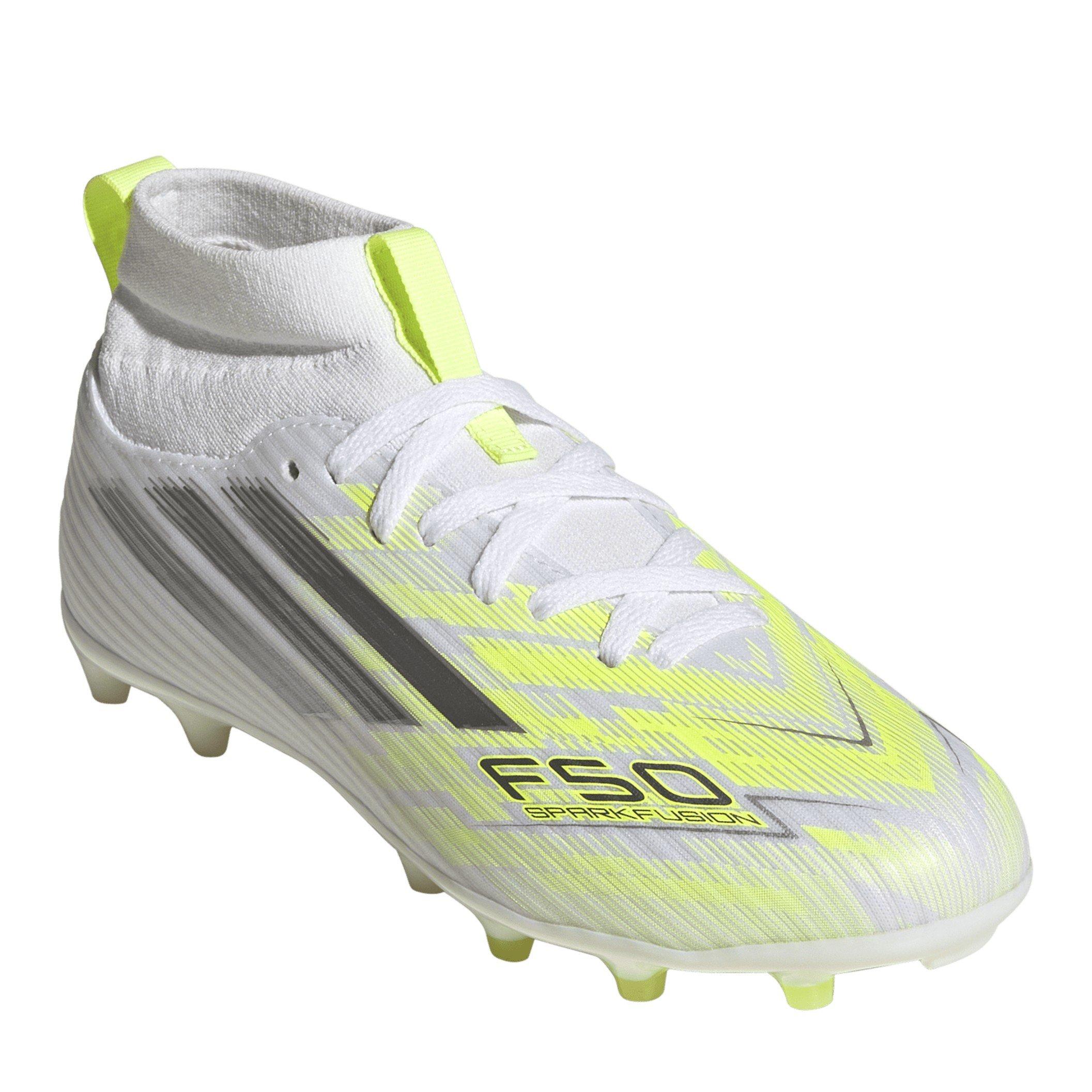 Solar Yellow - adidas - Childrens adidas F50 Sparkfusion League Firm Ground Football Boots - 3