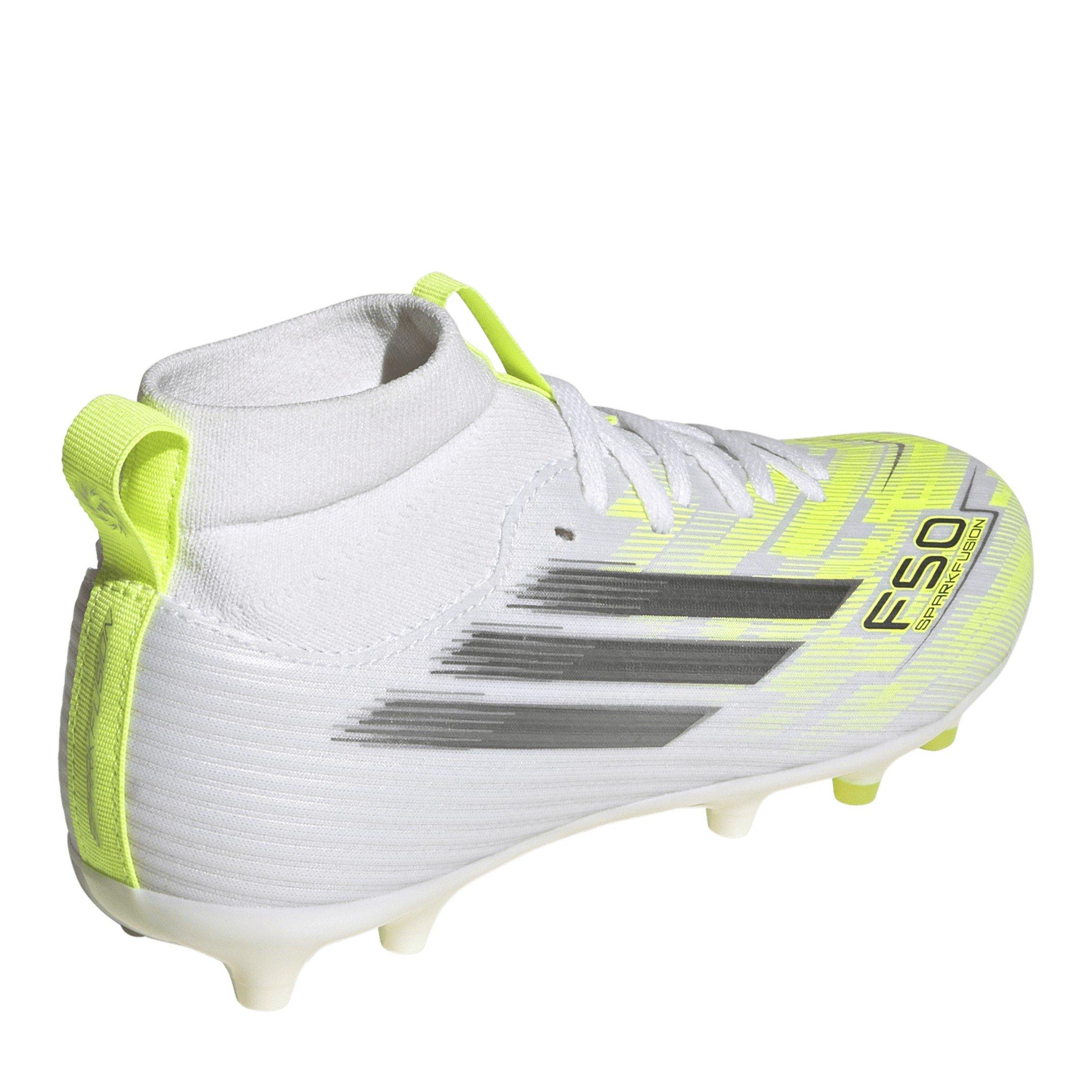 Solar Yellow - adidas - Childrens adidas F50 Sparkfusion League Firm Ground Football Boots - 4