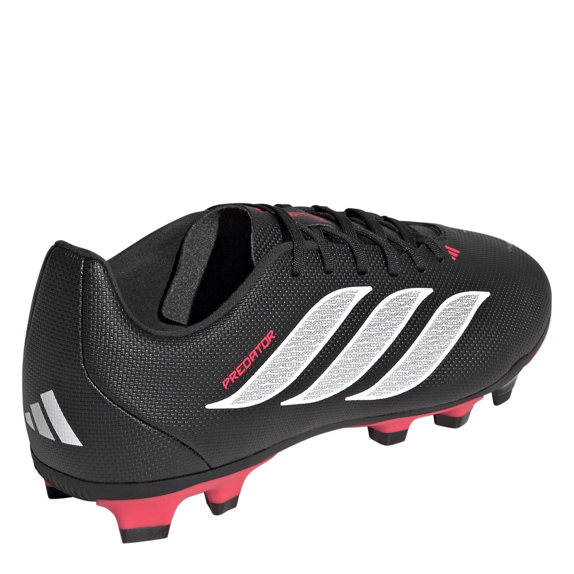 Black/Red - adidas - Childrens adidas Predator Club Firm Ground Football Boots - 4