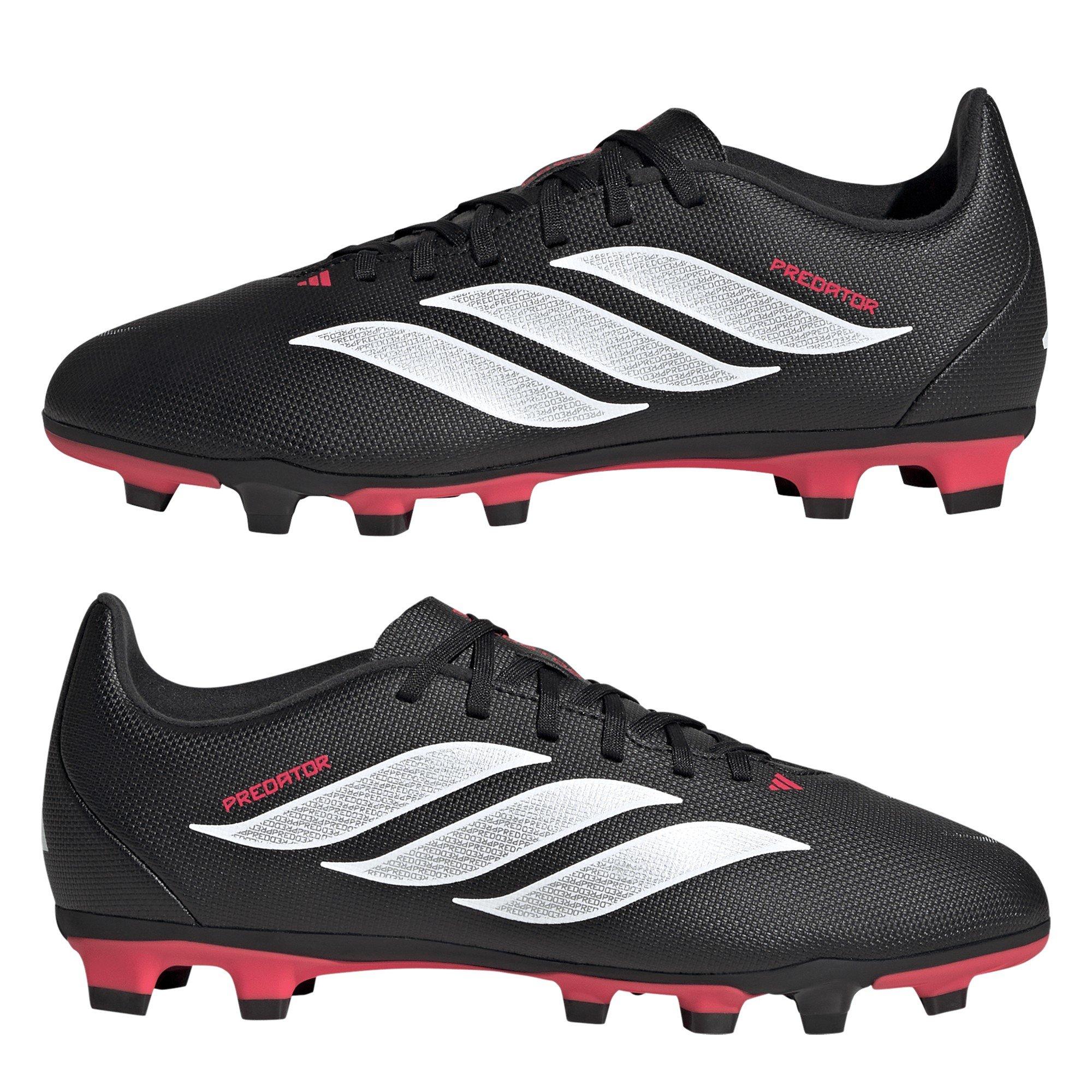 Black/Red - adidas - Childrens adidas Predator Club Firm Ground Football Boots - 9