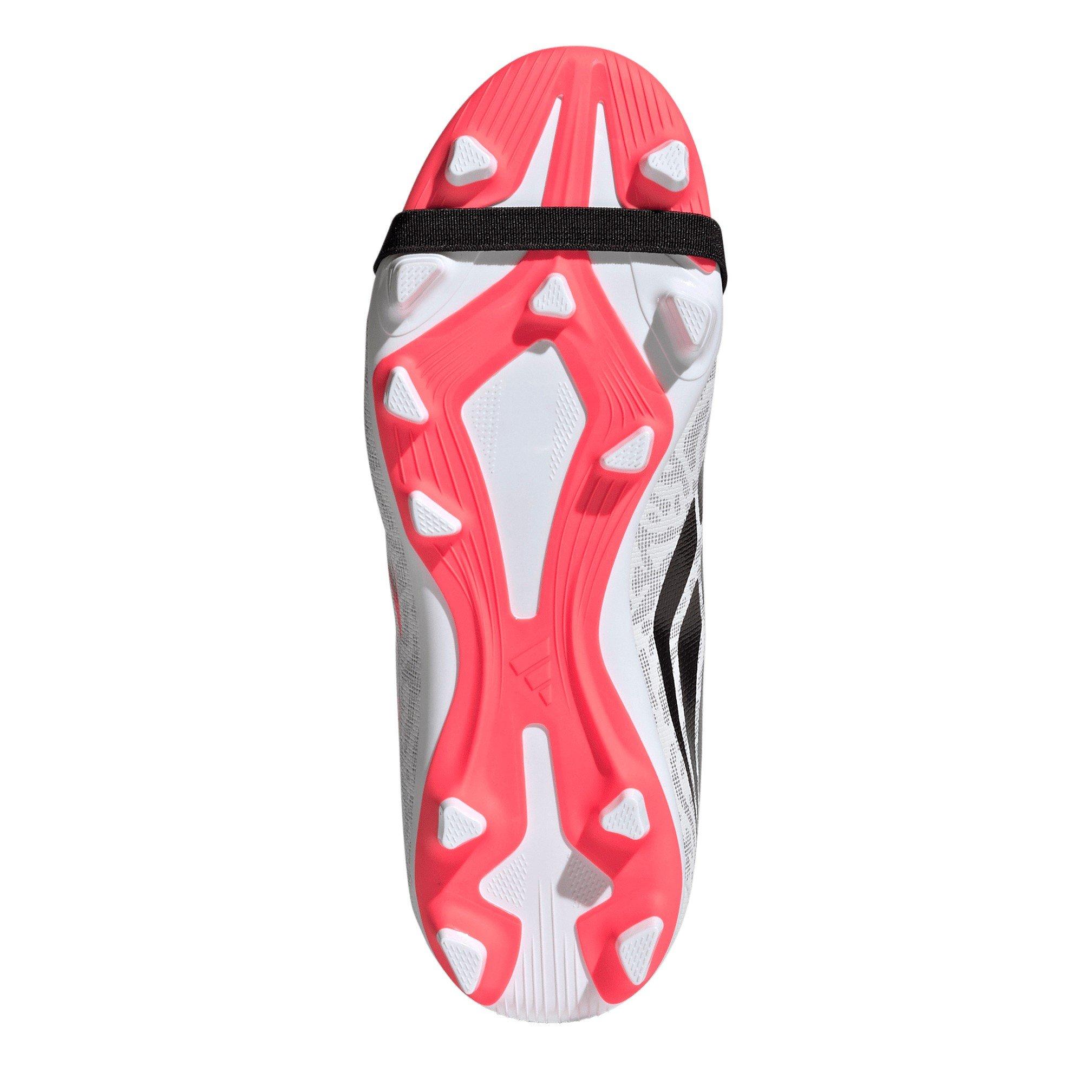 White/Coral - adidas - Childrens adidas Predator Fold-Over Tongue Club Firm Ground Football Boots - 6