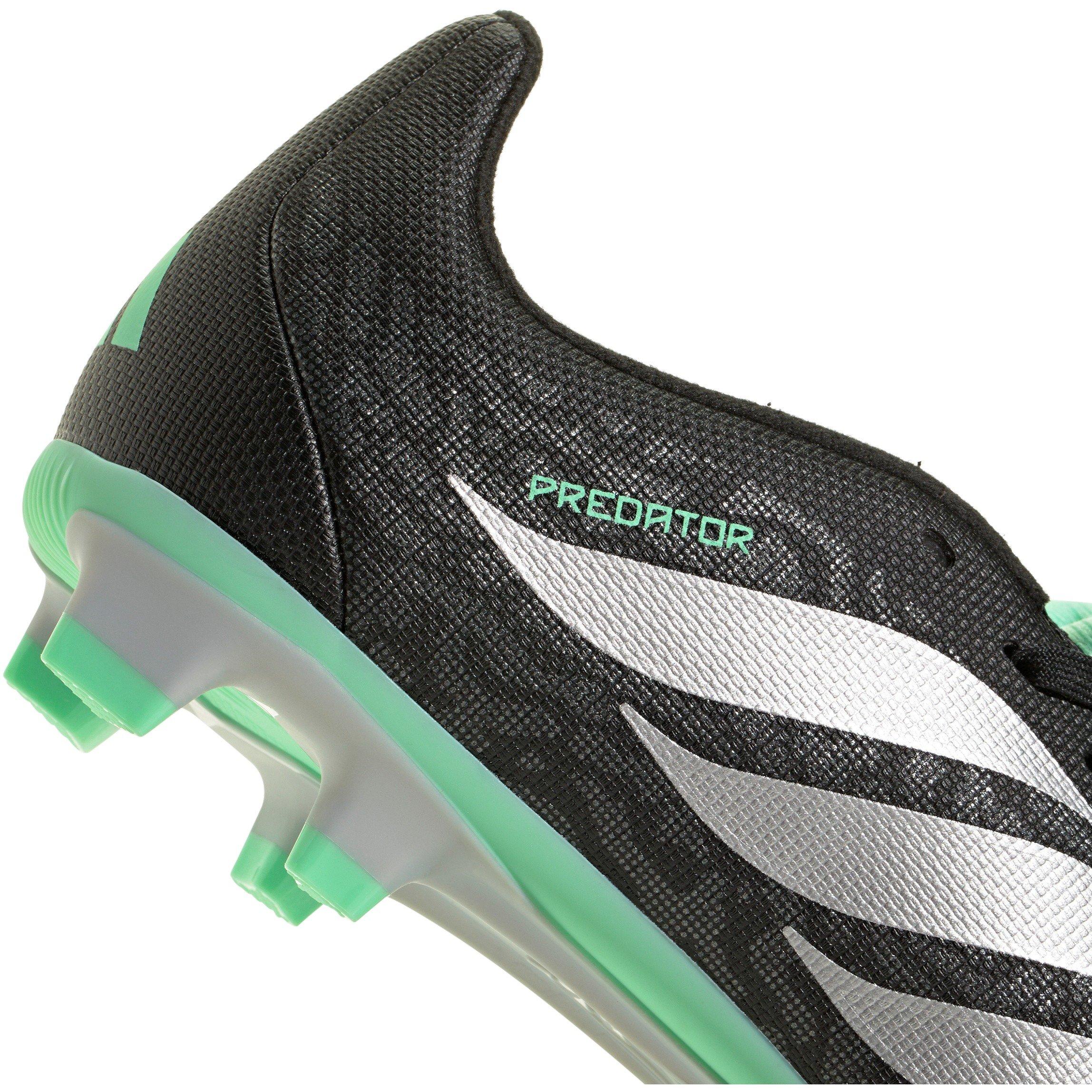 Black/Mint - adidas - Childrens adidas Predator Fold-Over Tongue Club Firm Ground Football Boots - 8