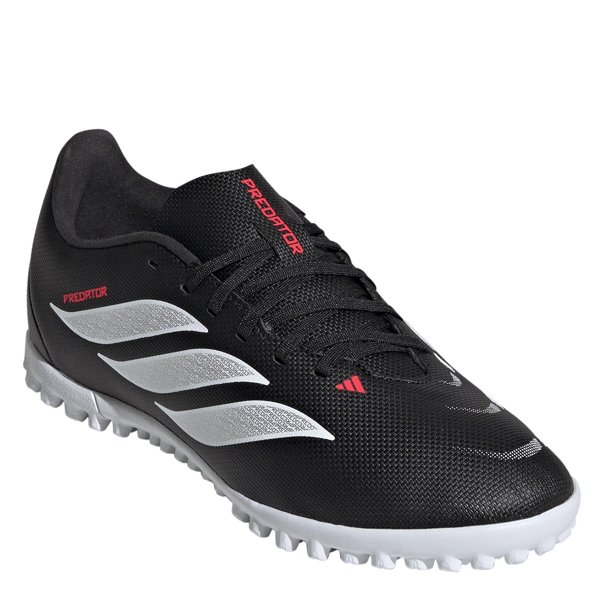 Black/Red - adidas - Predator Club Childrens Astro Turf Football Boots - 3