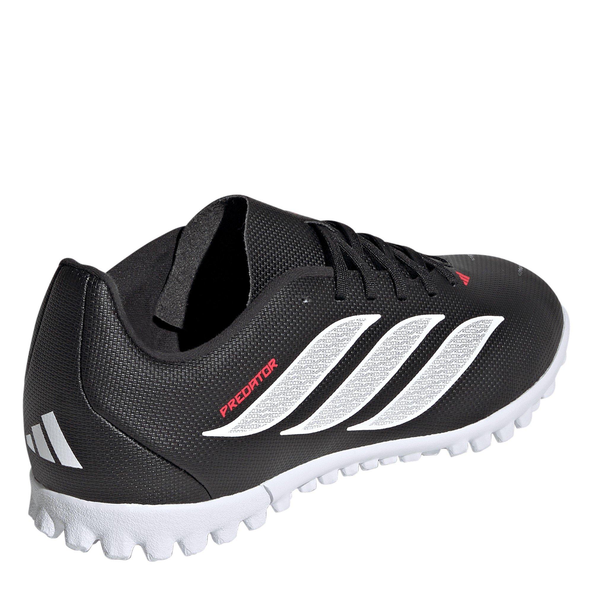 Black/Red - adidas - Predator Club Childrens Astro Turf Football Boots - 4