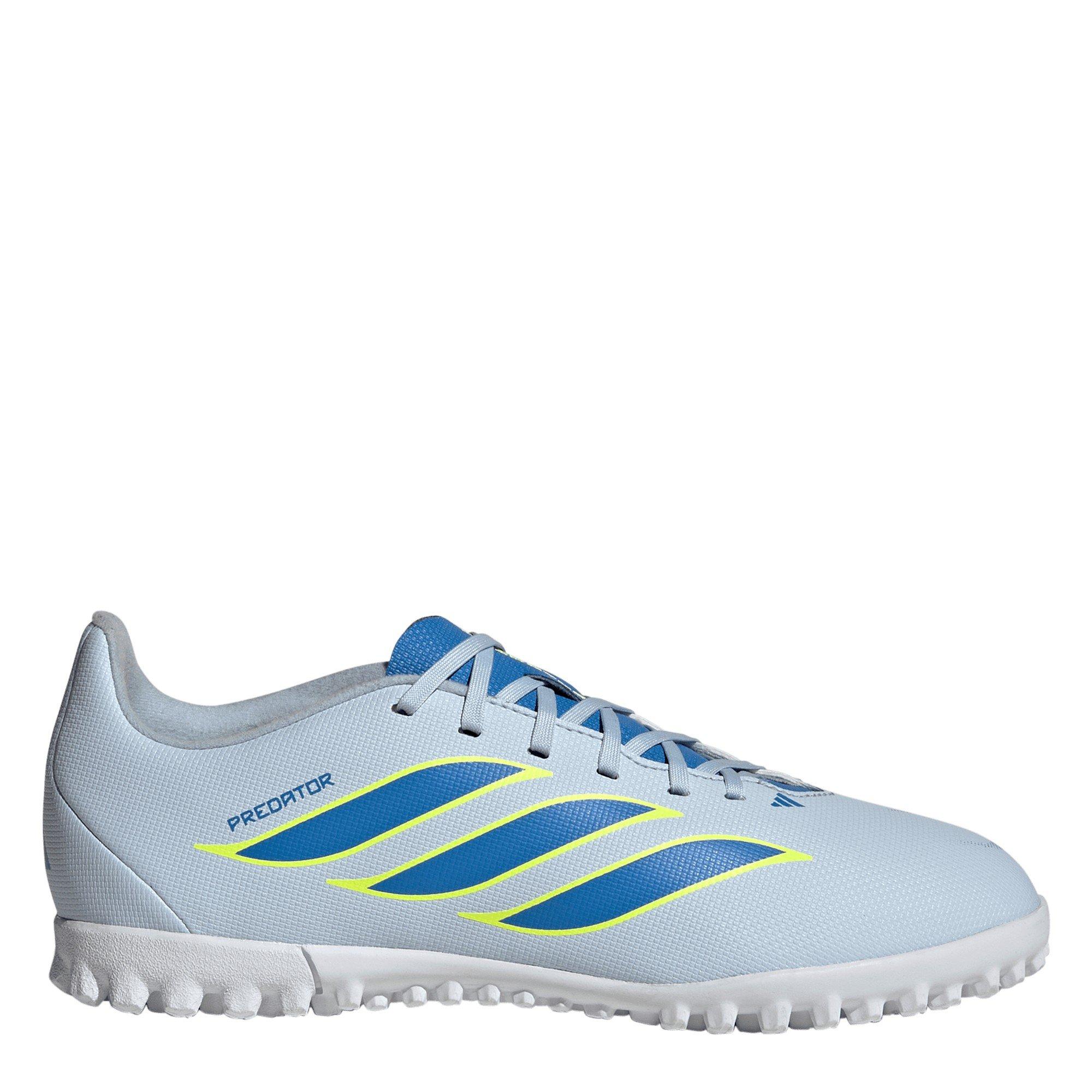 Adidas Boys Kids' Predator Club Astro Turf Football Boots - Blue/Yellow - 2 (34)