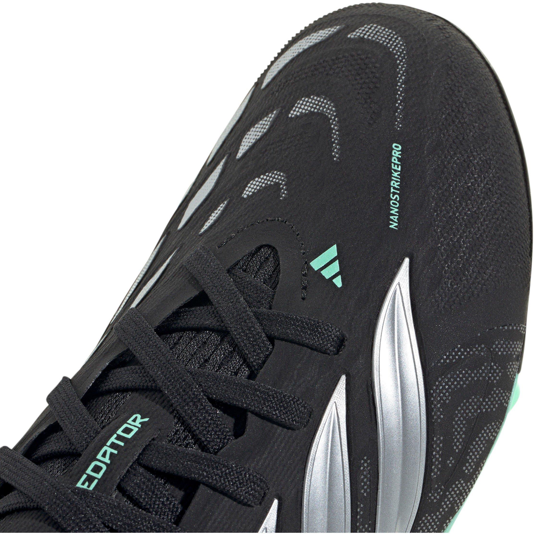 Schwarz/Minze - adidas - Childrens adidas Predator Elite Firm Ground Football Boots - 8