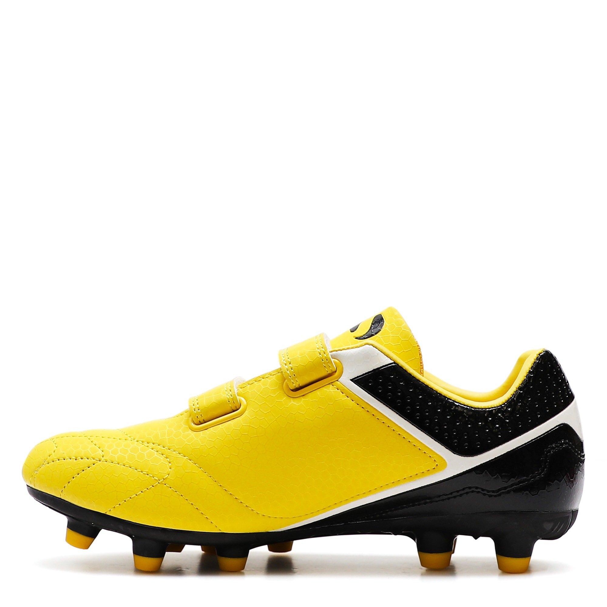 Yellow/Black - Sondico - SDSC153JR Junior Firm Ground Boots - 2
