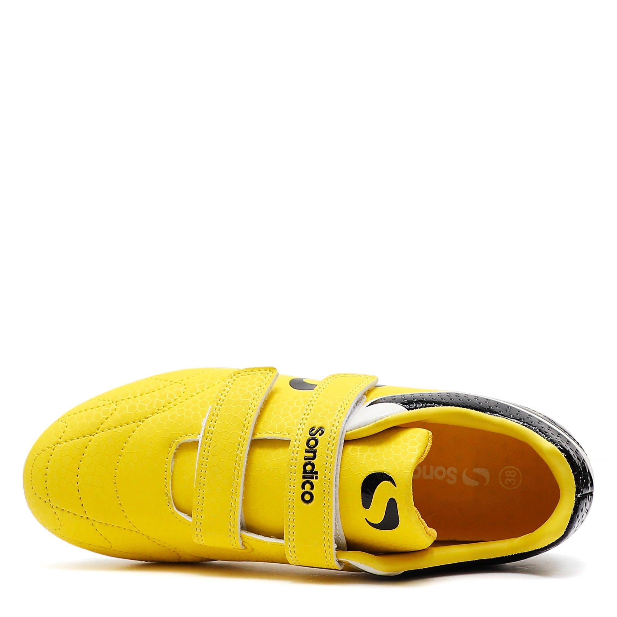 Yellow/Black - Sondico - SDSC153JR Junior Firm Ground Boots - 3