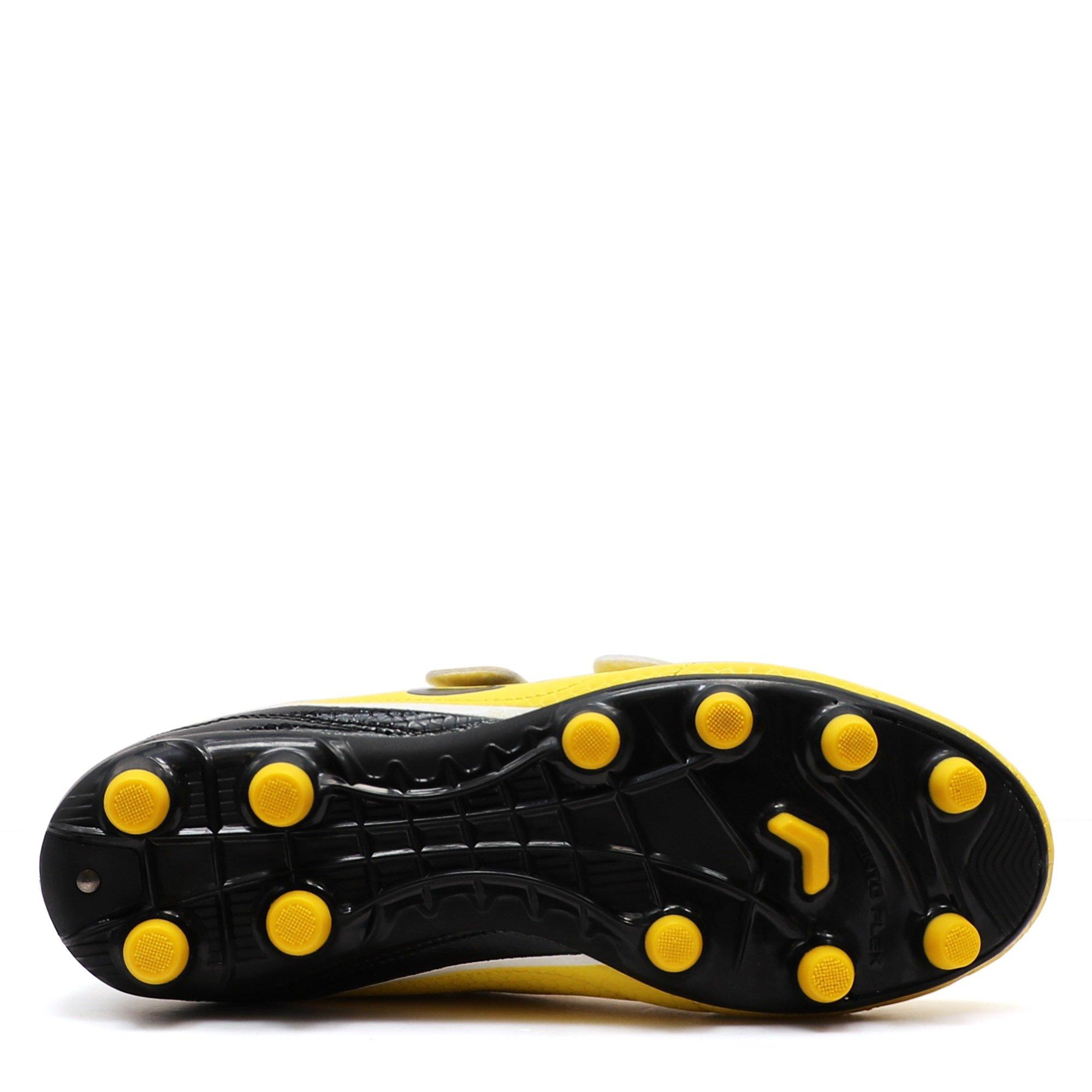 Yellow/Black - Sondico - SDSC153JR Junior Firm Ground Boots - 4