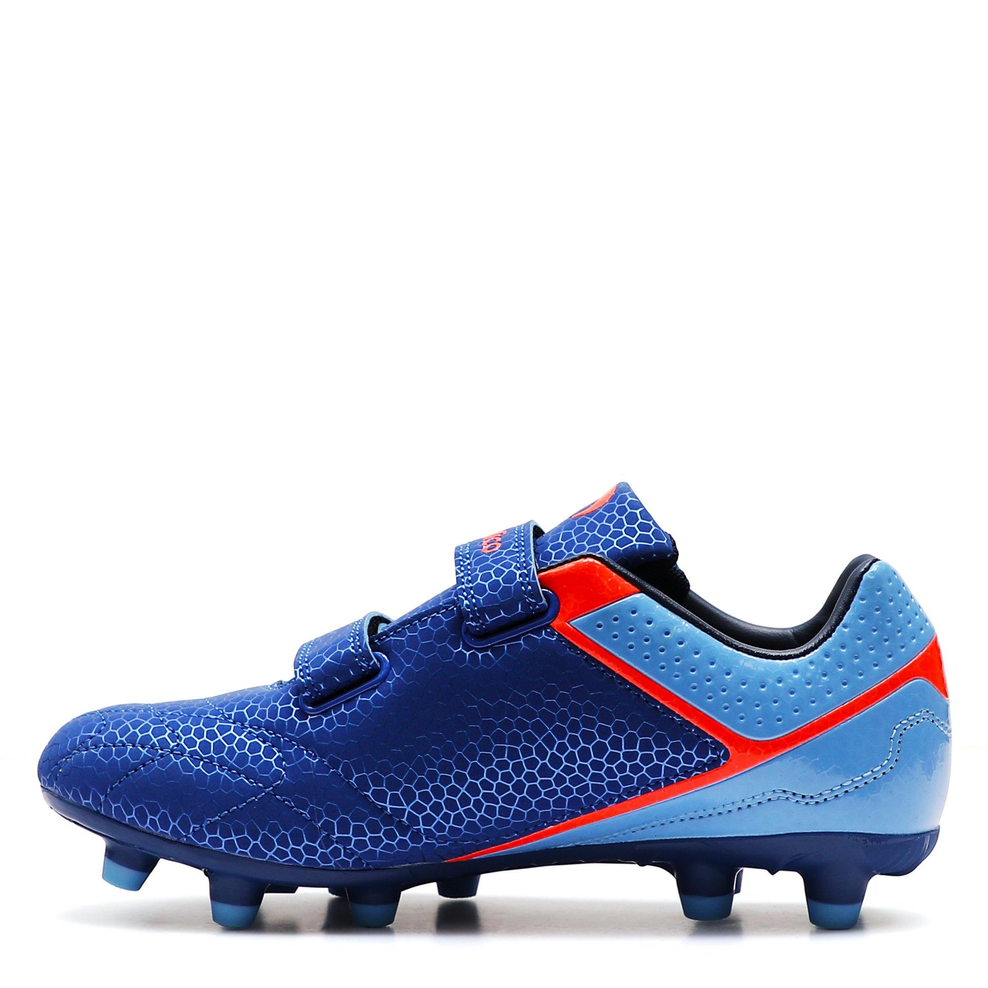 Navy/Blue - Sondico - SDSC153JR Junior Firm Ground Boots - 2