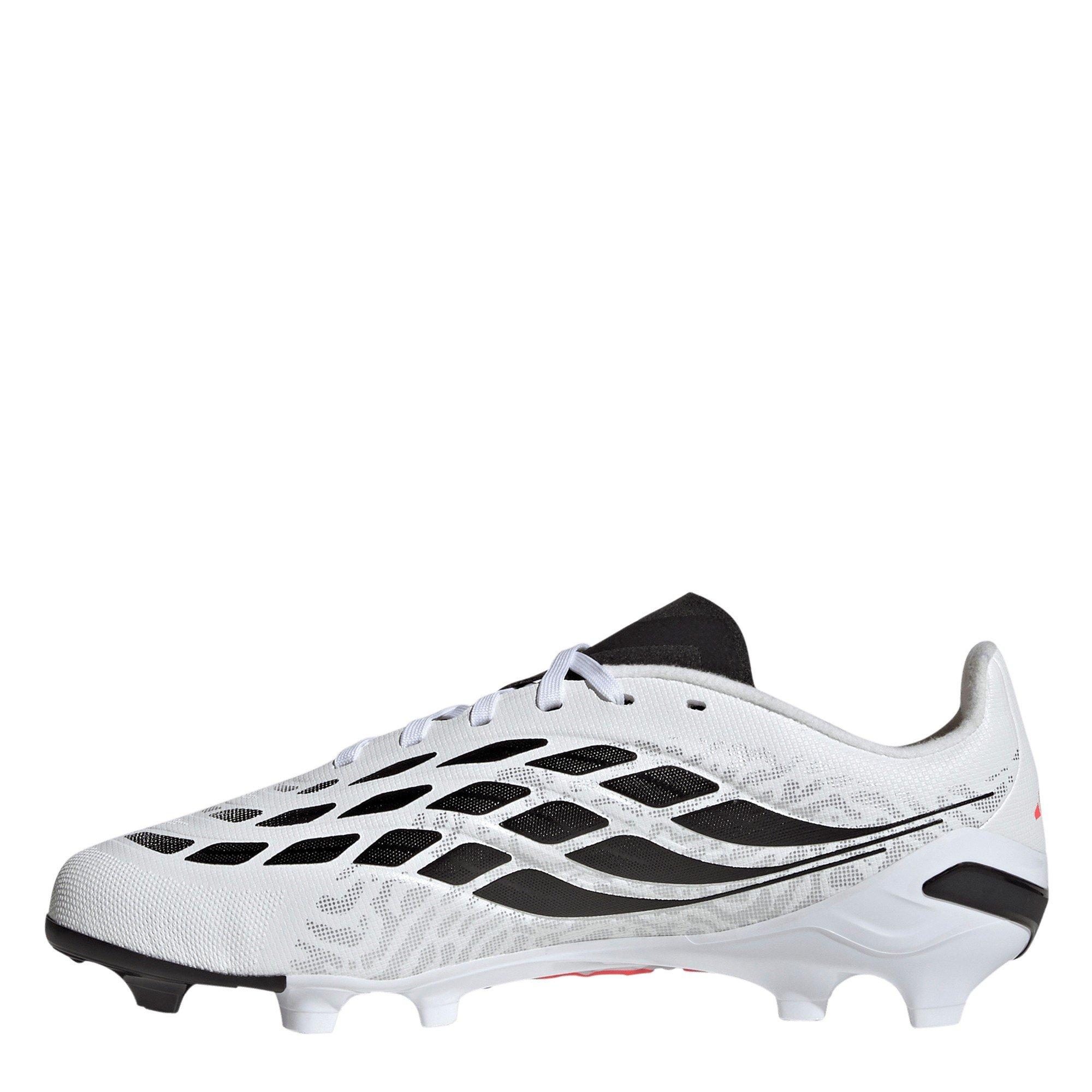 White/Coral - adidas - Childrens adidas Predator League Firm Ground Football Boots - 2