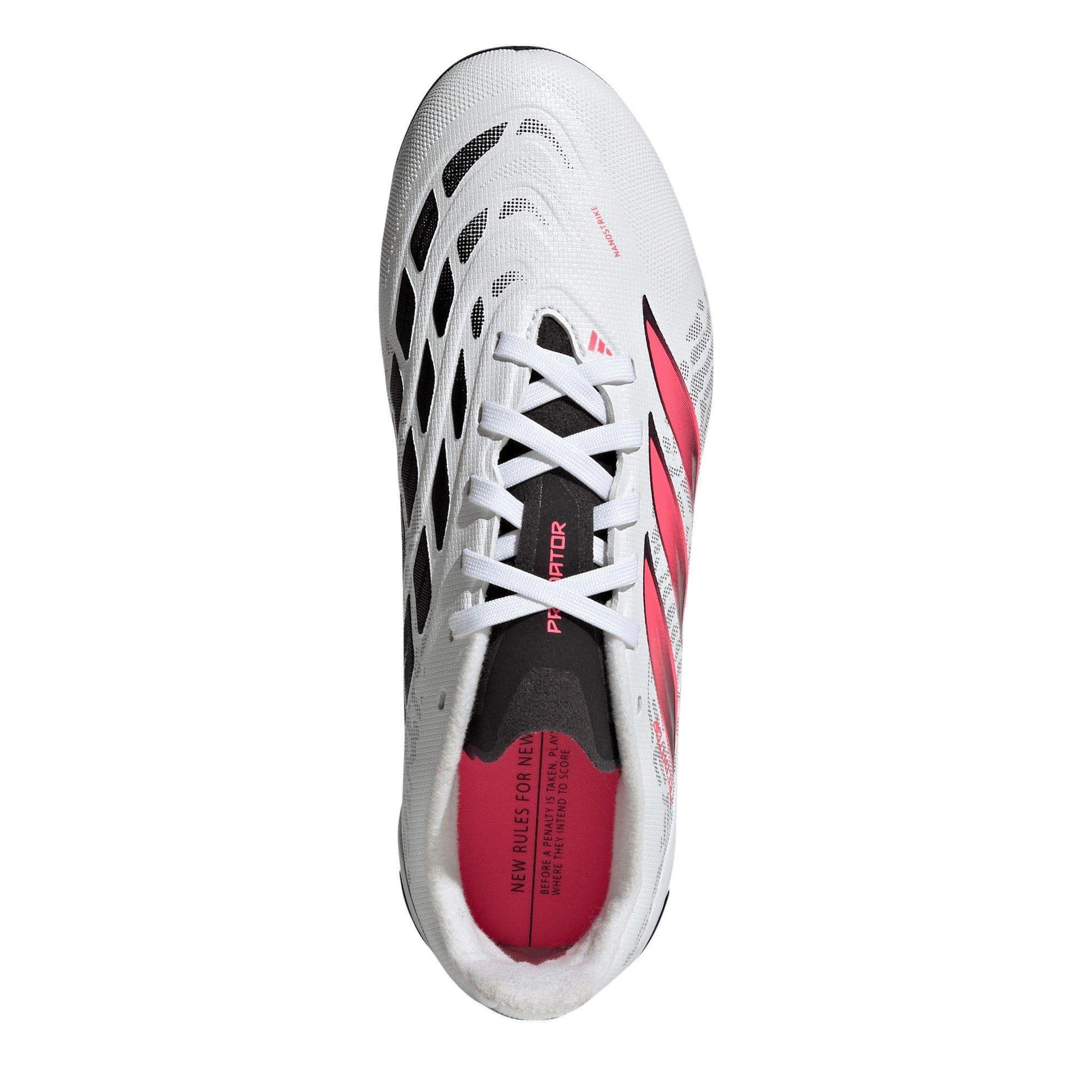 White/Coral - adidas - Childrens adidas Predator League Firm Ground Football Boots - 5