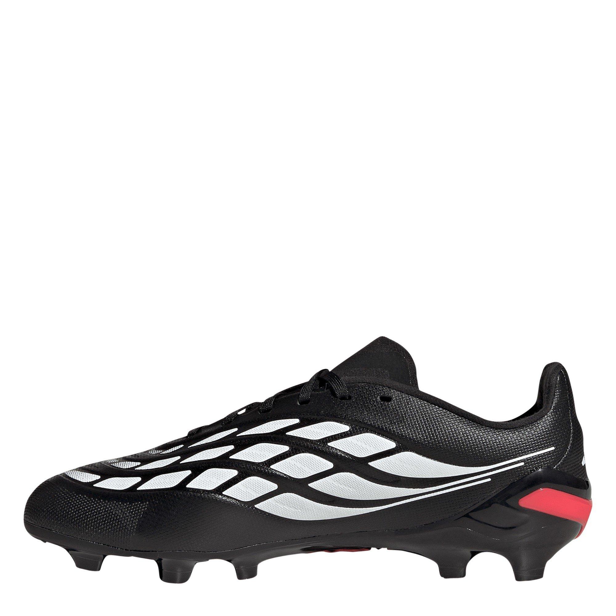 Black/Red - adidas - Childrens adidas Predator League Firm Ground Football Boots - 2