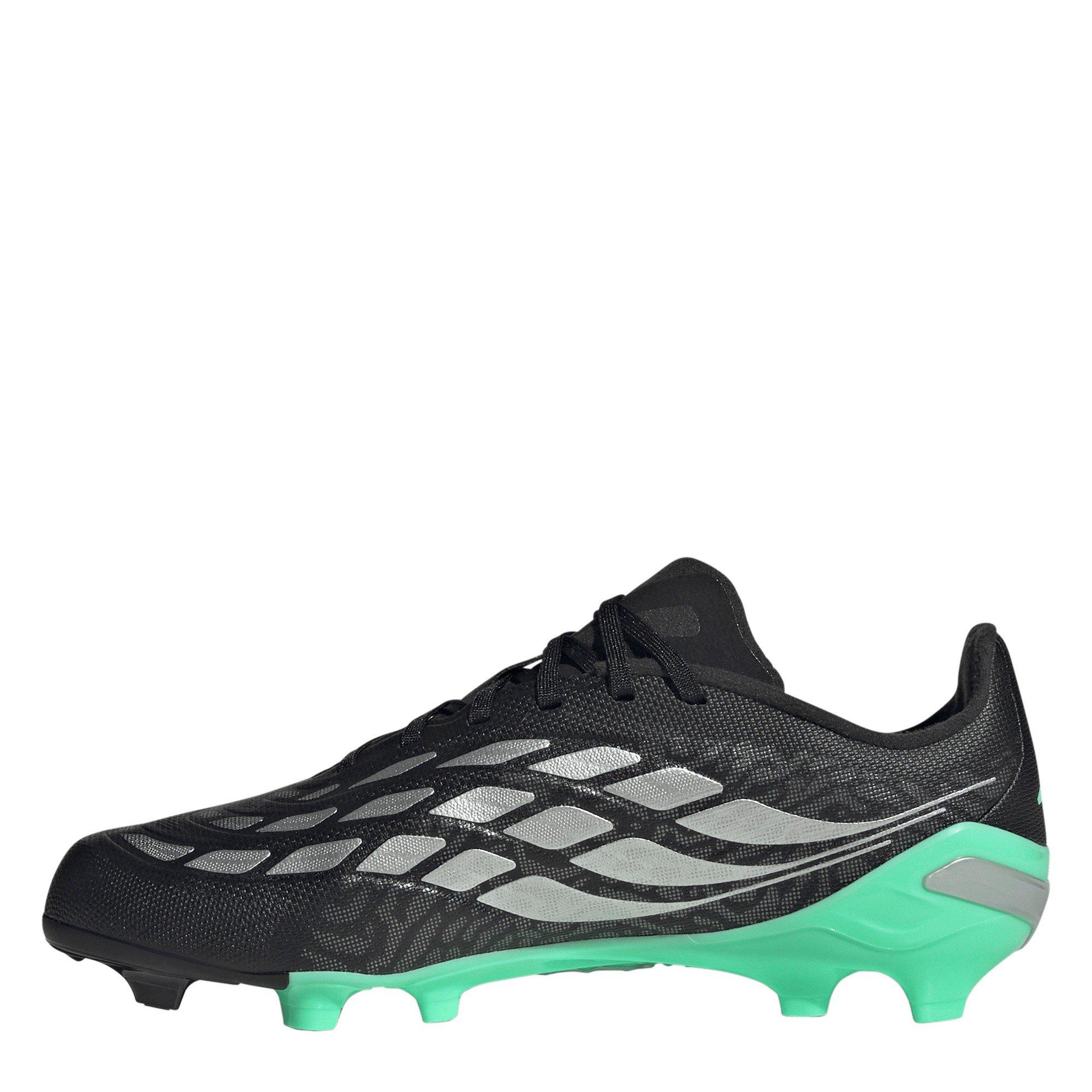 Schwarz/Mint - adidas - Childrens adidas Predator League Firm Ground Football Boots - 2