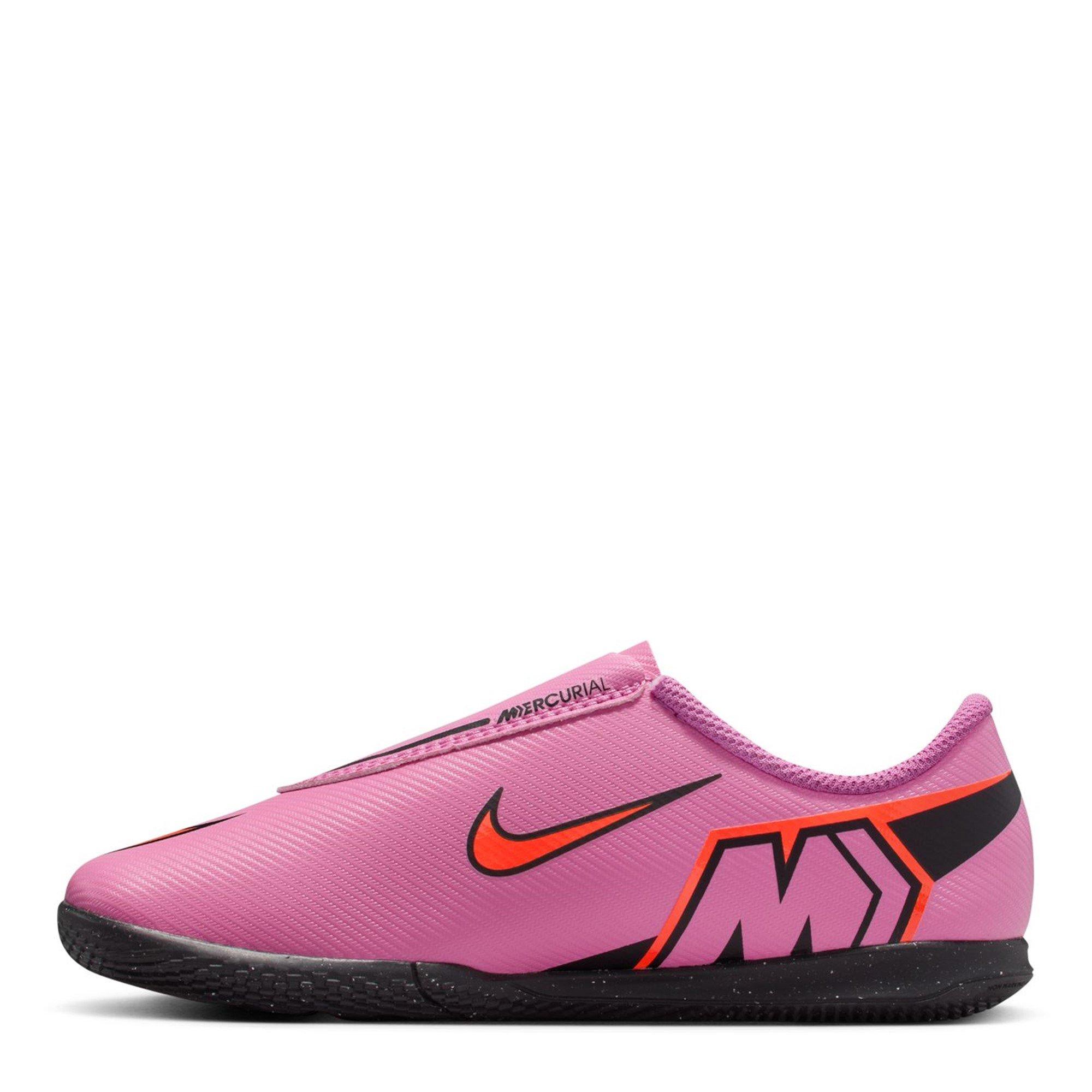 Pink/Black - Nike - Mercurial Vapor 16 Club Childrens Indoor Football Boots - 2
