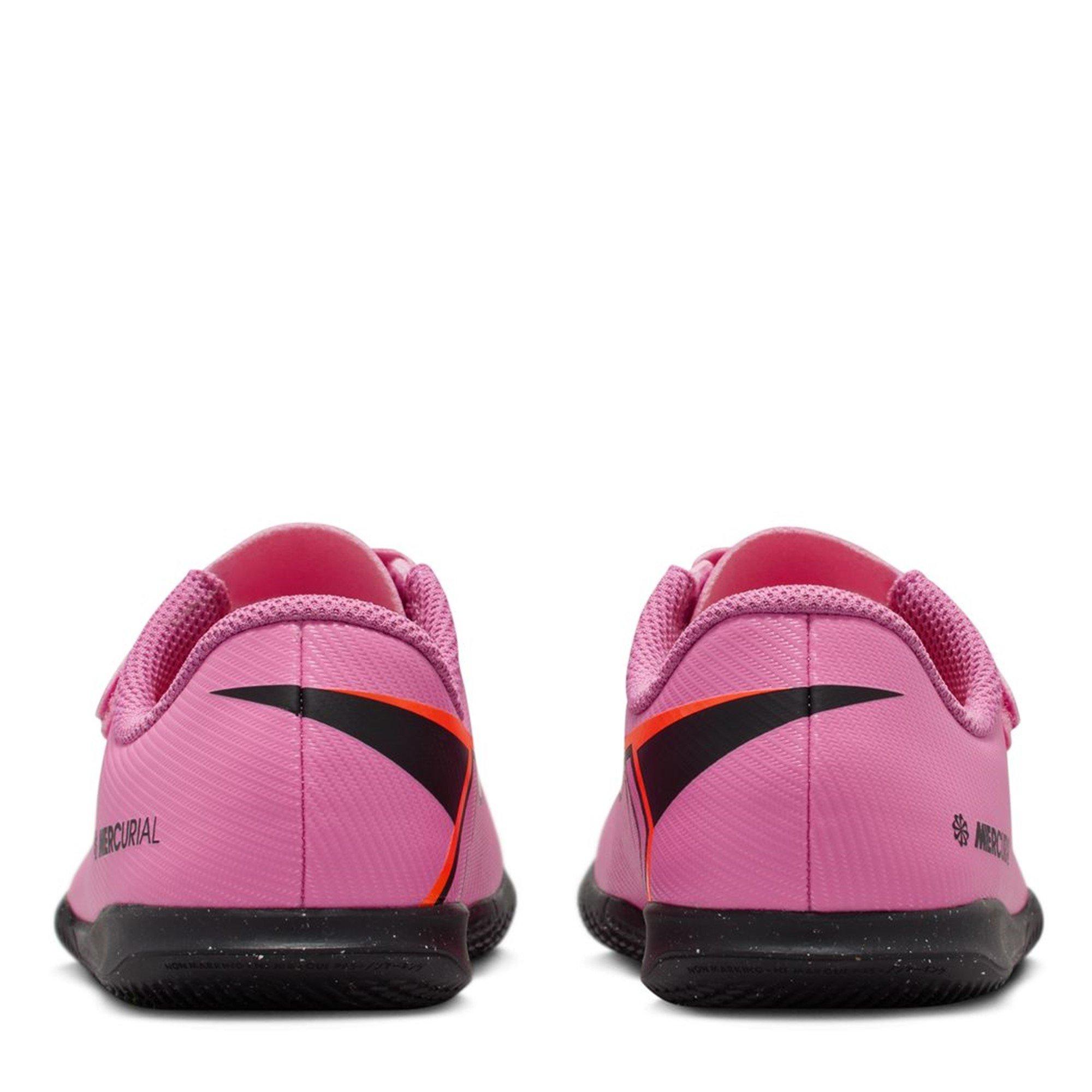 Pink/Black - Nike - Mercurial Vapor 16 Club Childrens Indoor Football Boots - 5