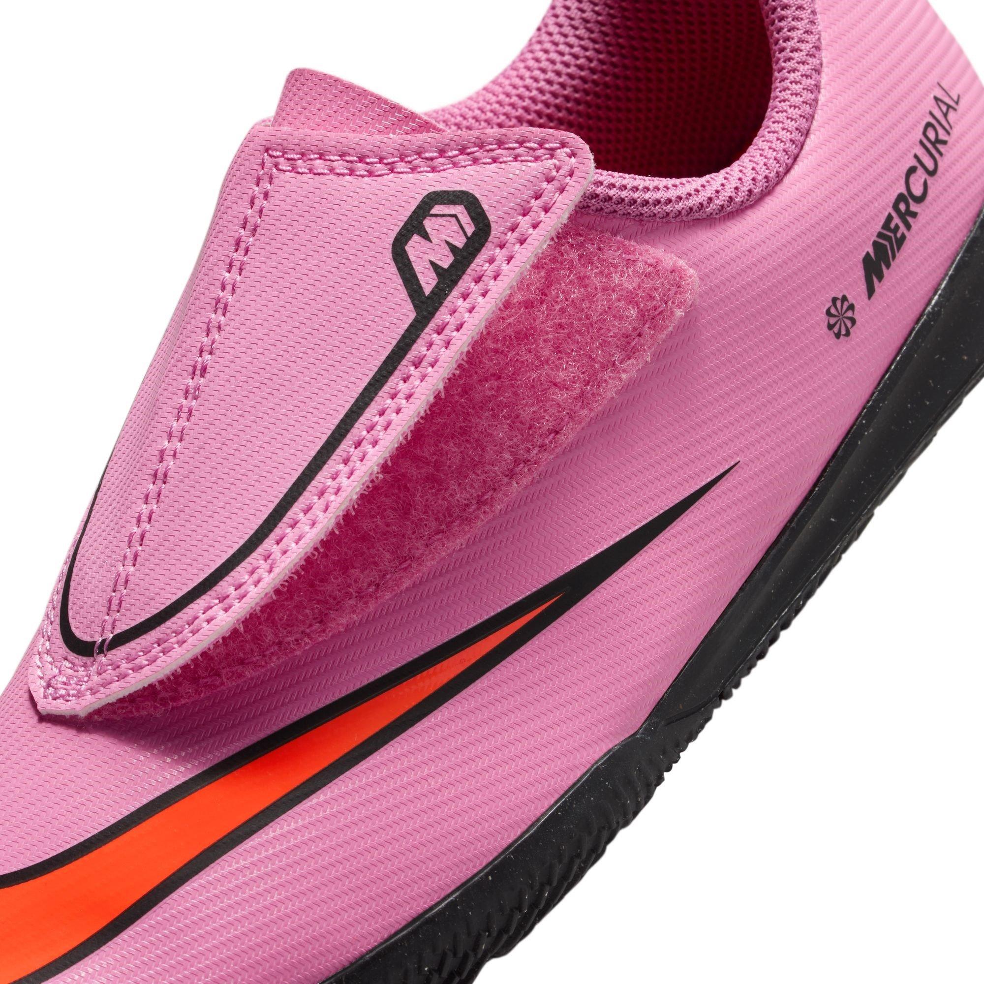 Pink/Black - Nike - Mercurial Vapor 16 Club Childrens Indoor Football Boots - 7