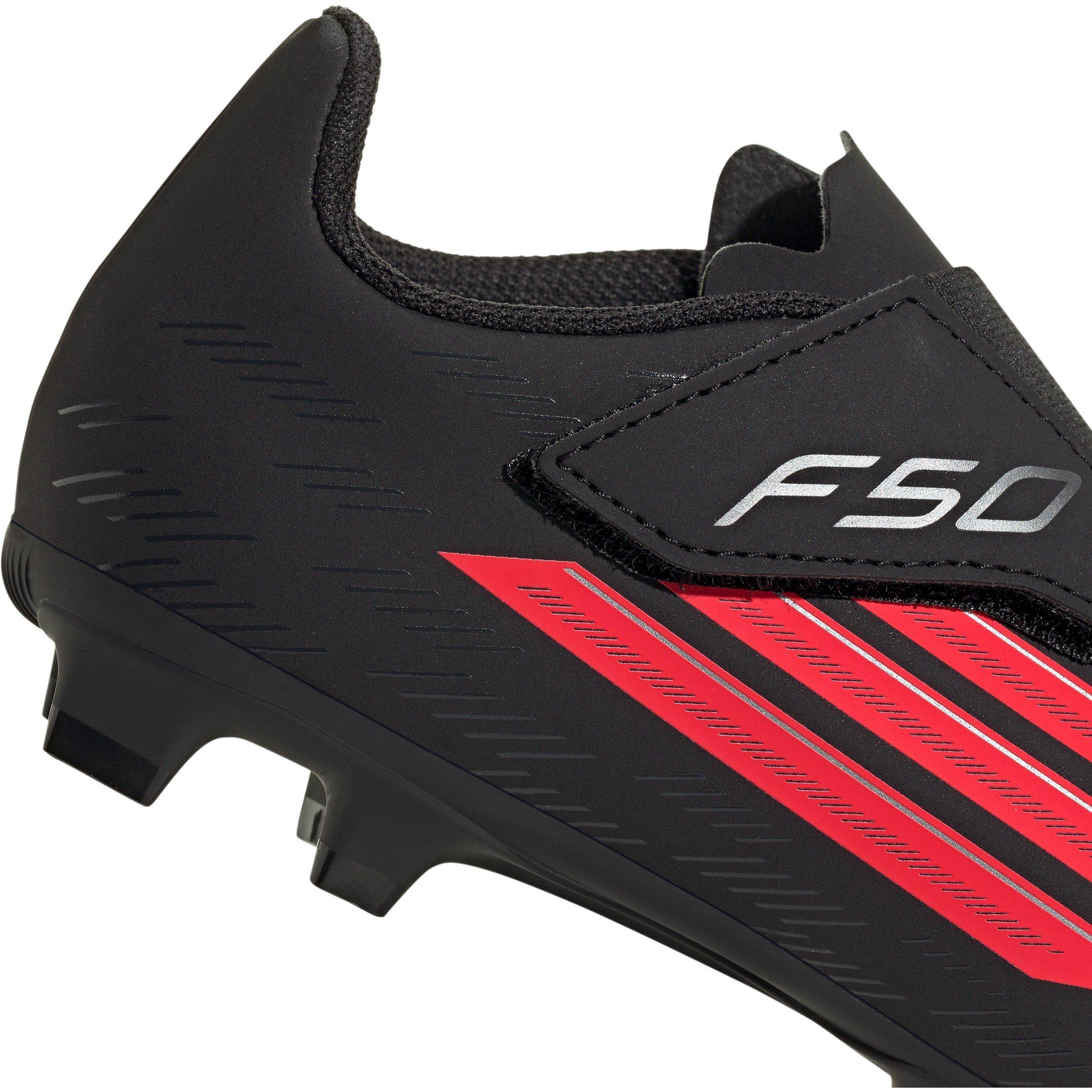Black/Red - adidas - F50 Club Childrens Astro Turf Football Boots - 7