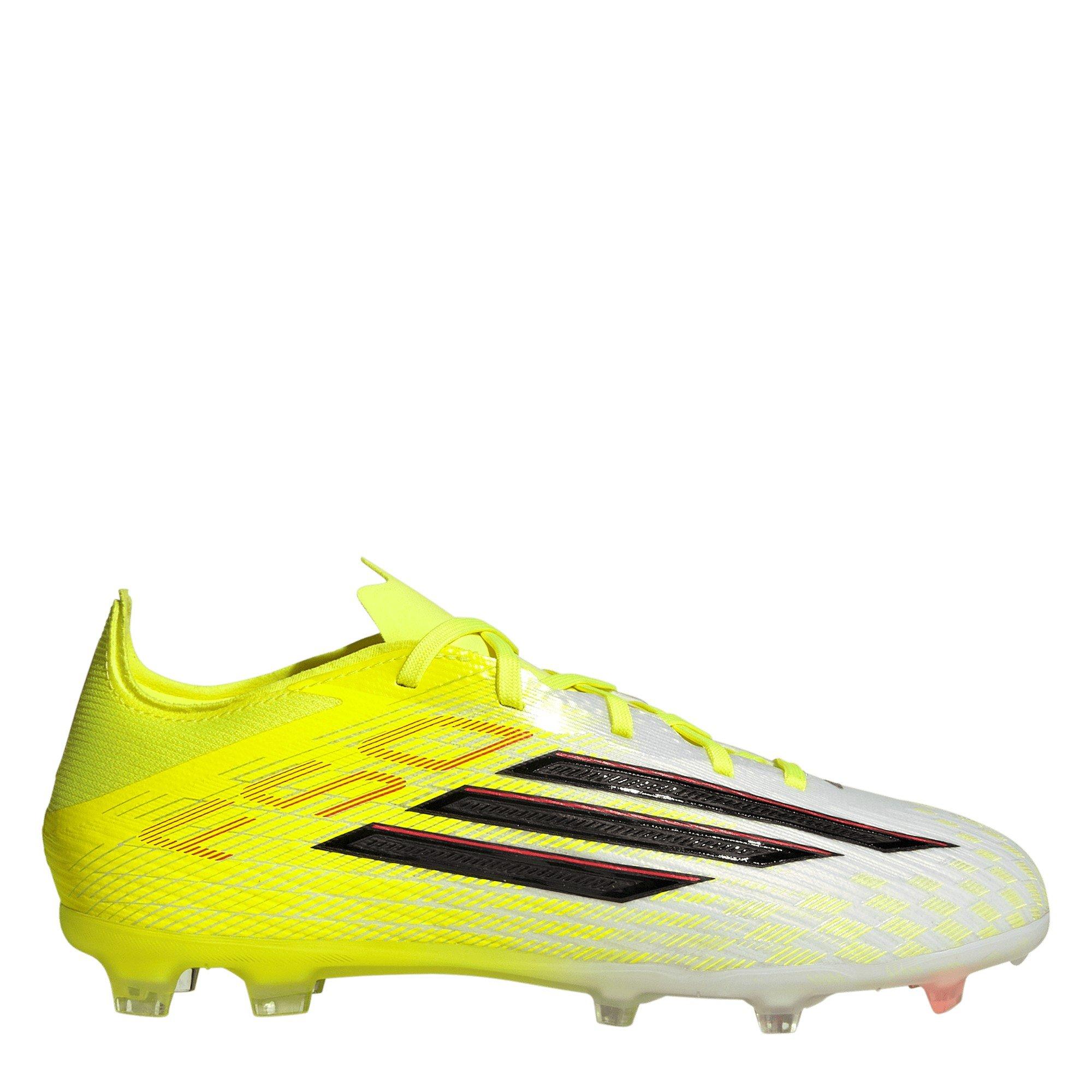 Adidas Boys F50 Elite Childrens Firm Ground Football Boots - Solar Yellow - 1 (33)