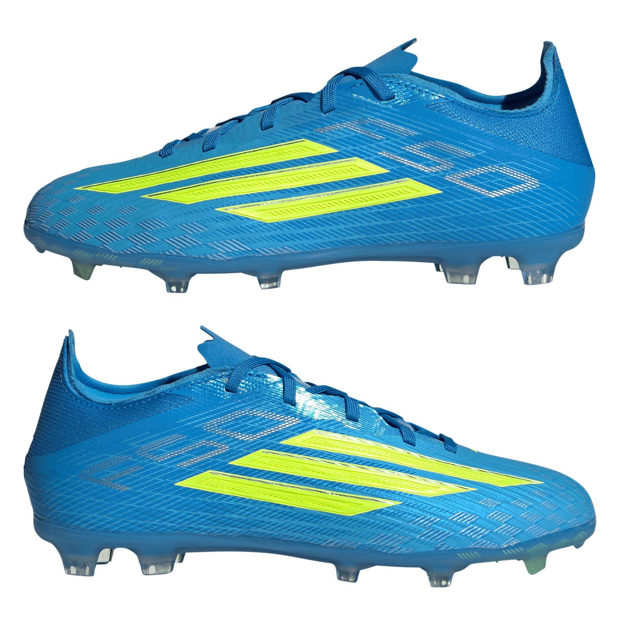 Blue/Yellow - adidas - F50 Elite Childrens Firm Ground Football Boots - 9