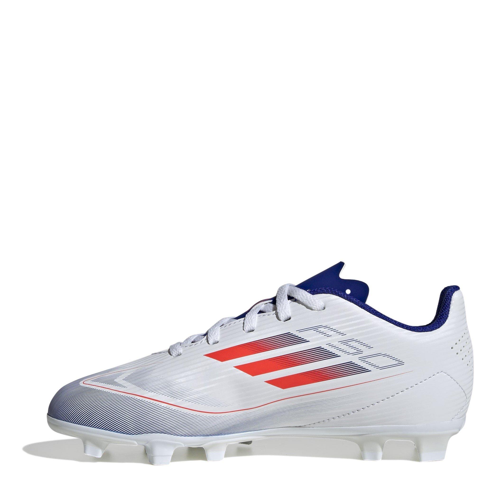 Blanc/Rouge/Bleu - adidas - F50 Club Childrens Firm Ground Football Boots - 2