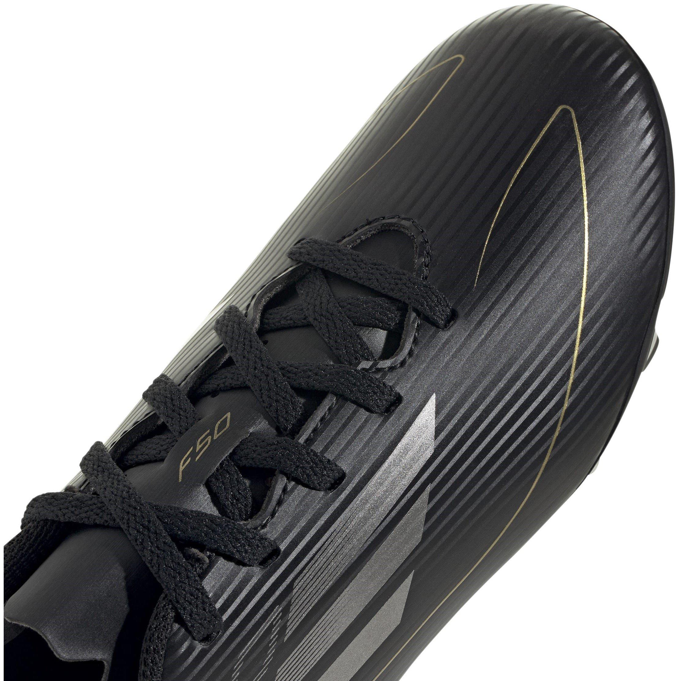 Preto/Prata - adidas - F50 Club Childrens Firm Ground Football Boots - 8