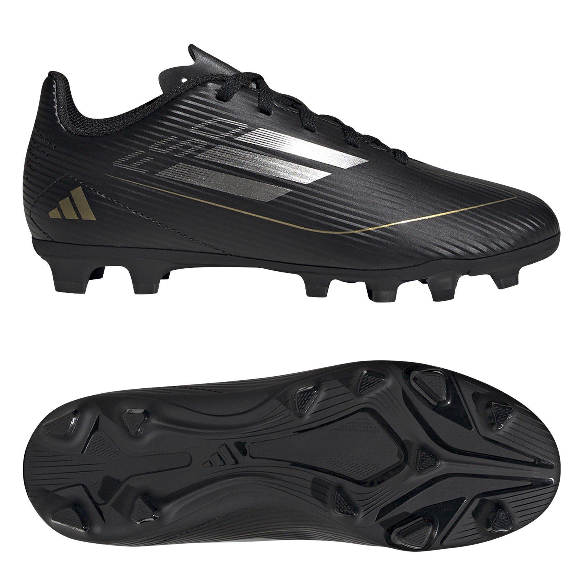 Preto/Prata - adidas - F50 Club Childrens Firm Ground Football Boots - 10