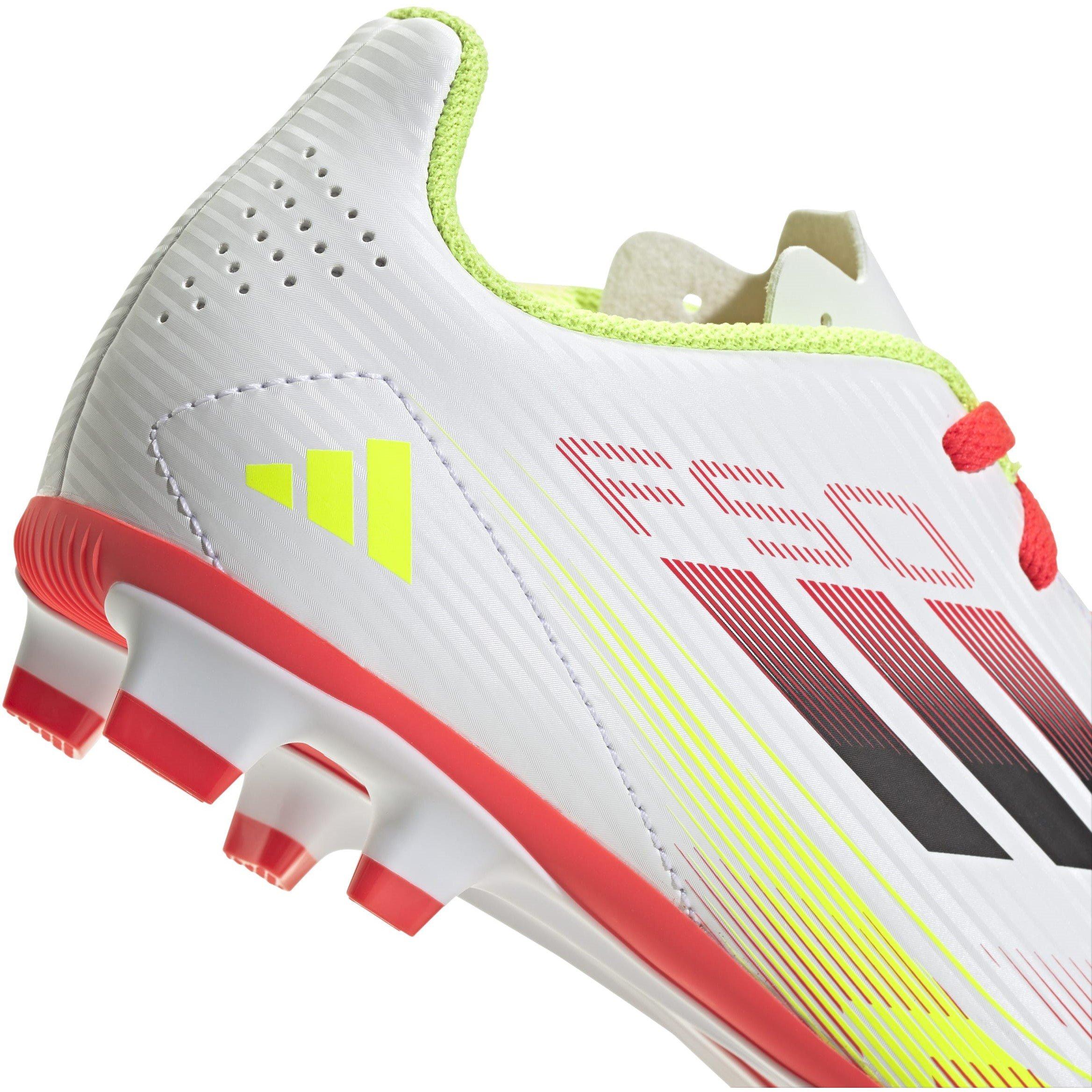 White/Red - adidas - F50 Club Childrens Firm Ground Football Boots - 7