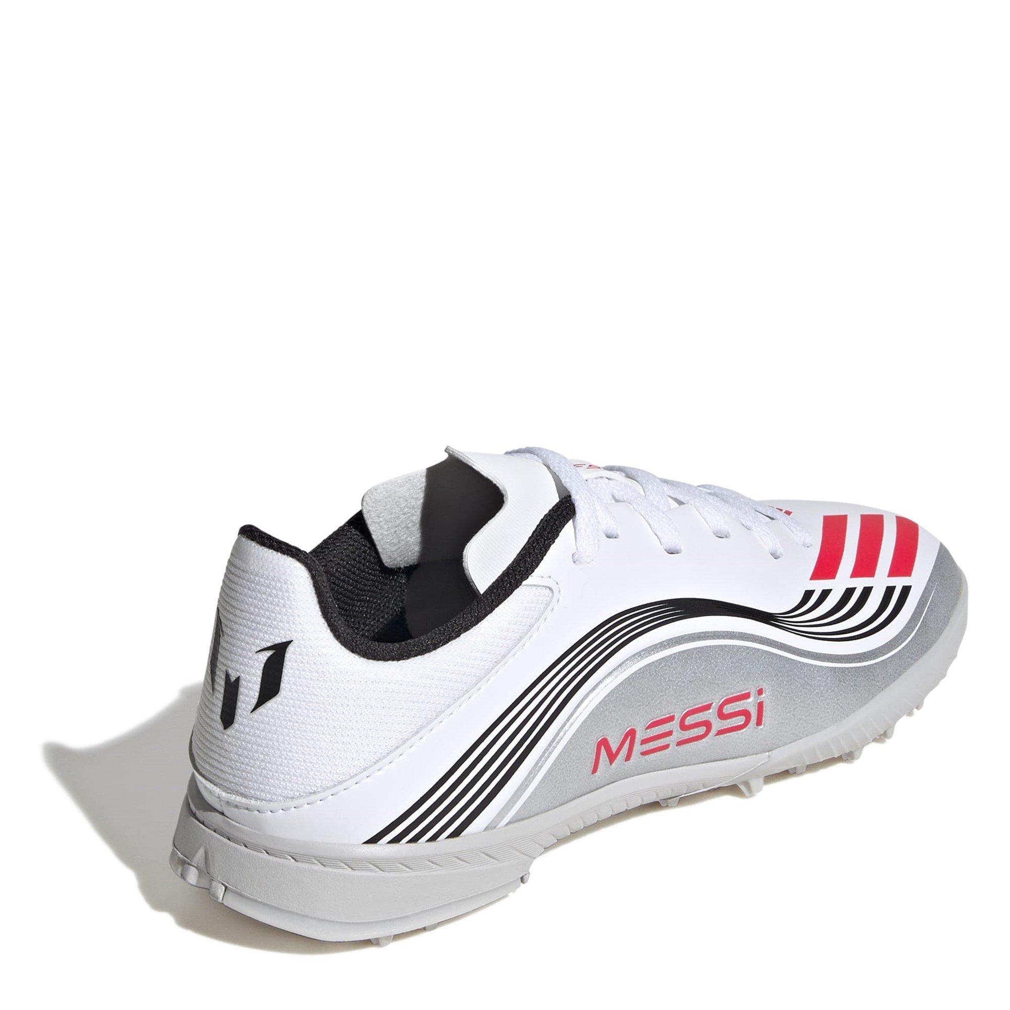 White/Red - adidas - F50 League Childrens Astro Turf Football Boots - 4