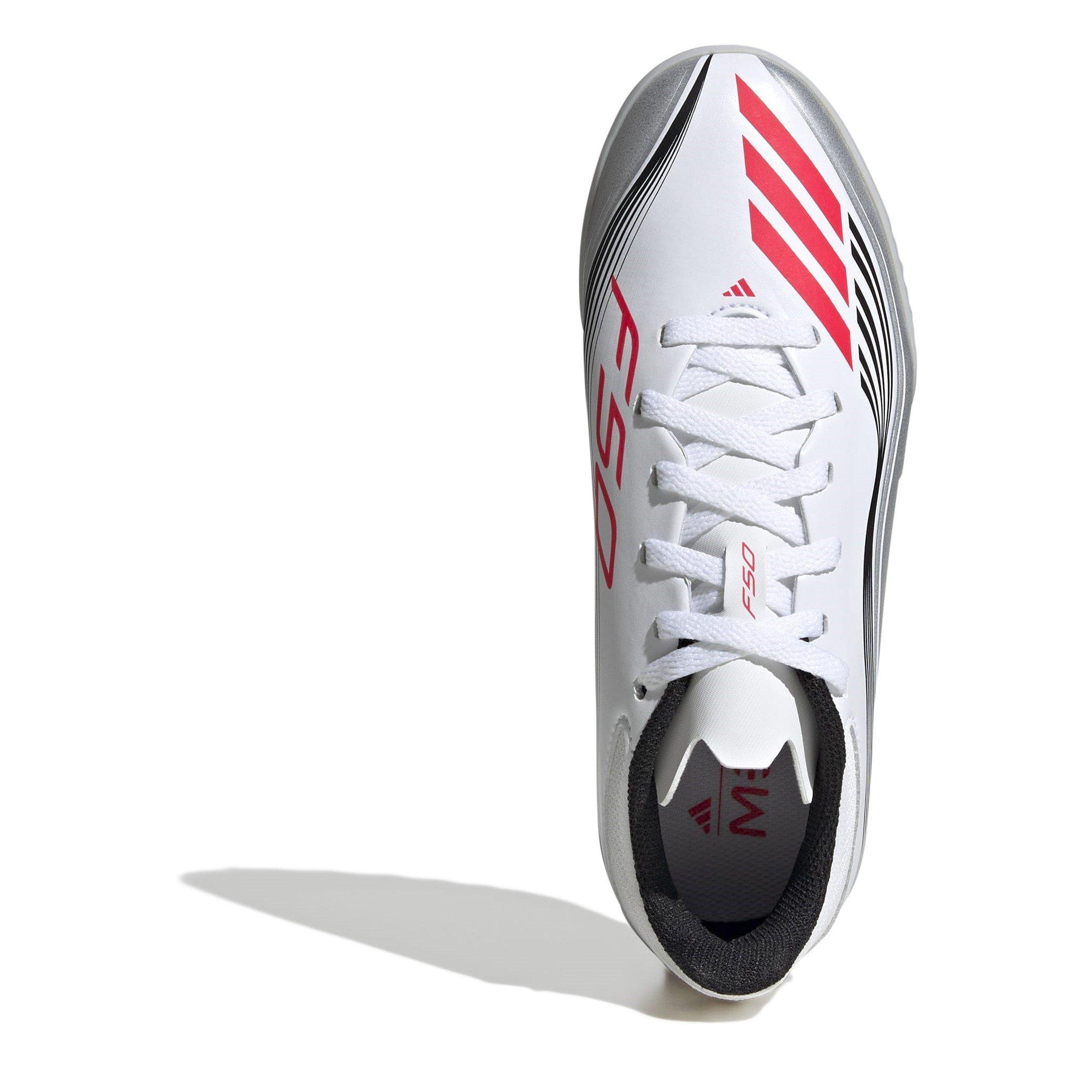 White/Red - adidas - F50 League Childrens Astro Turf Football Boots - 5