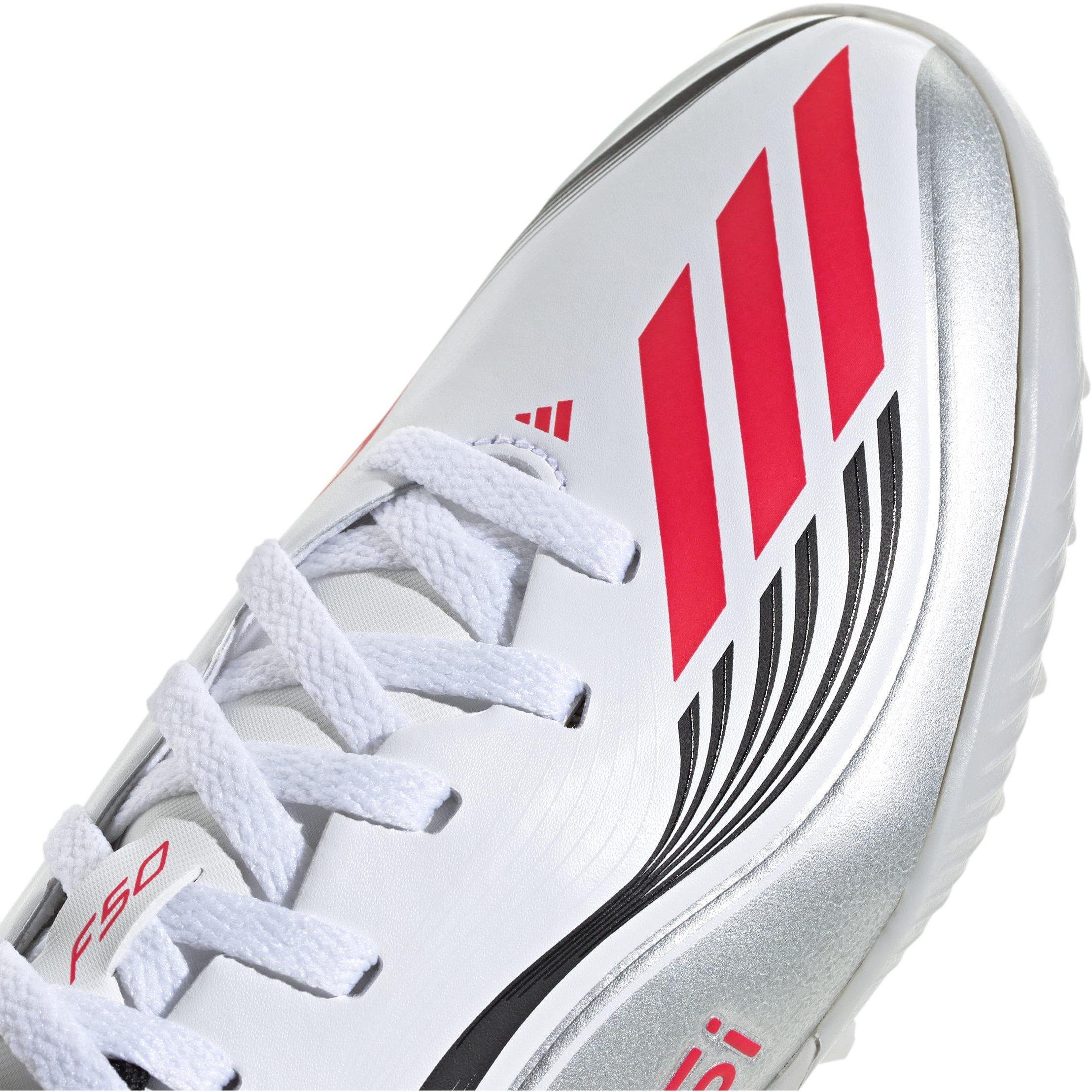 White/Red - adidas - F50 League Childrens Astro Turf Football Boots - 8