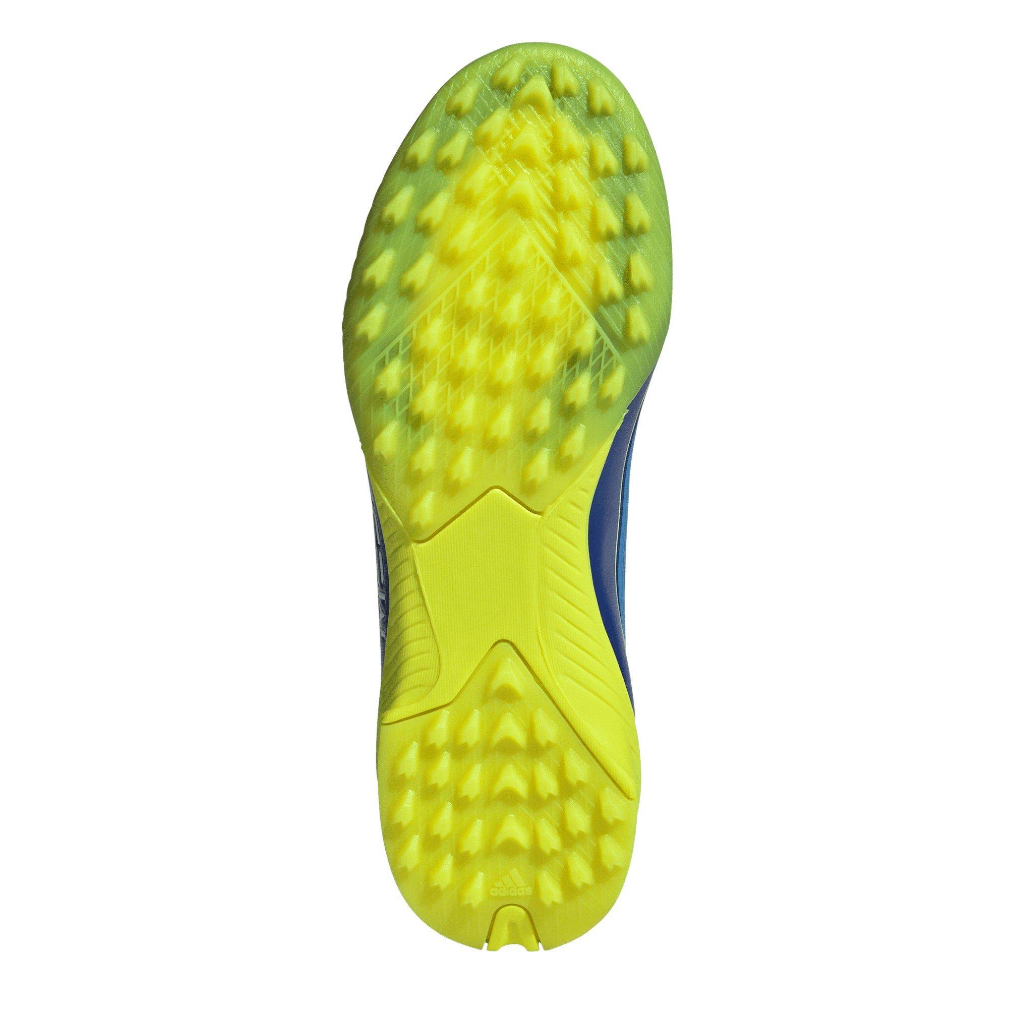 Blue/Yellow - adidas - F50 League Childrens Astro Turf Football Boots - 6
