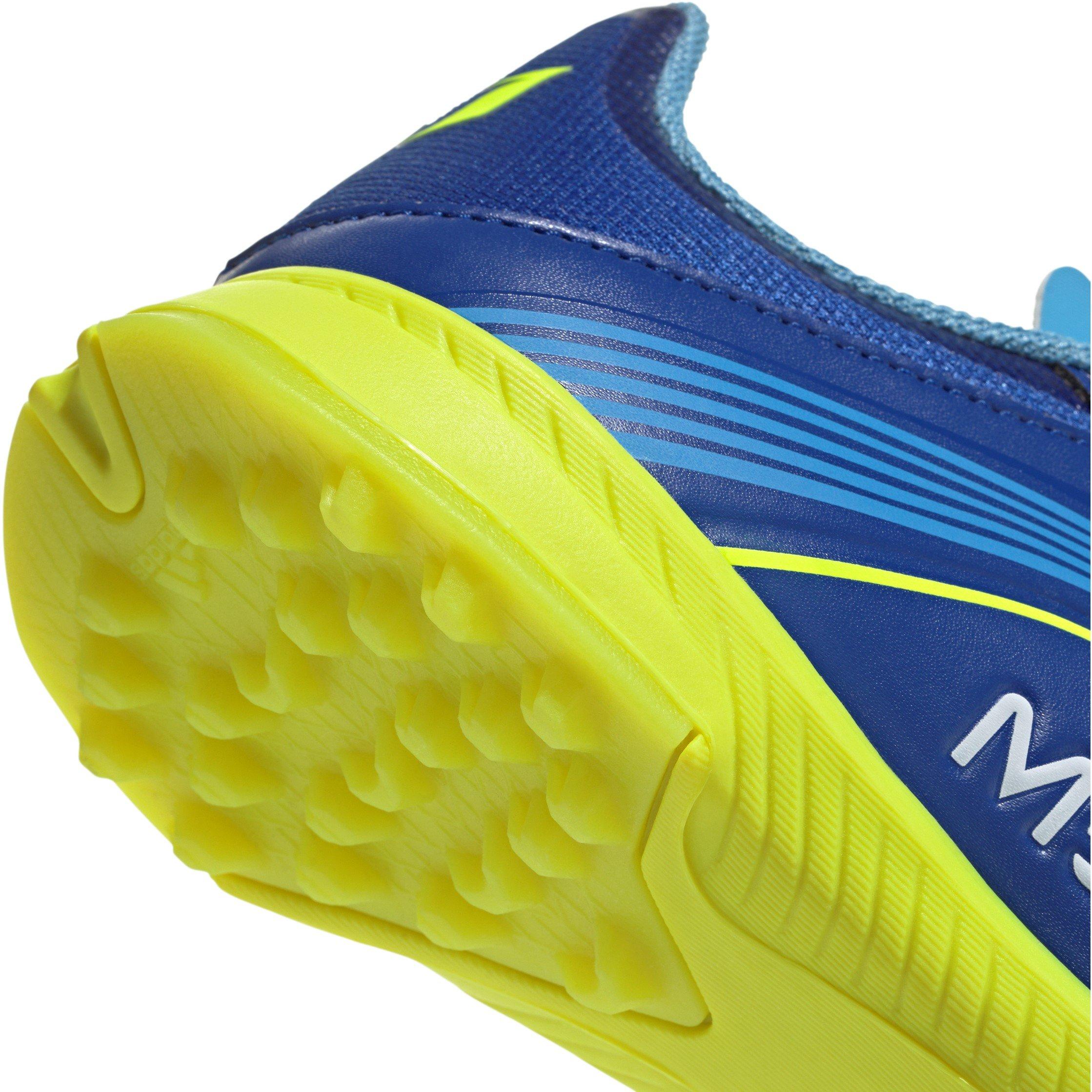 Blue/Yellow - adidas - F50 League Childrens Astro Turf Football Boots - 7