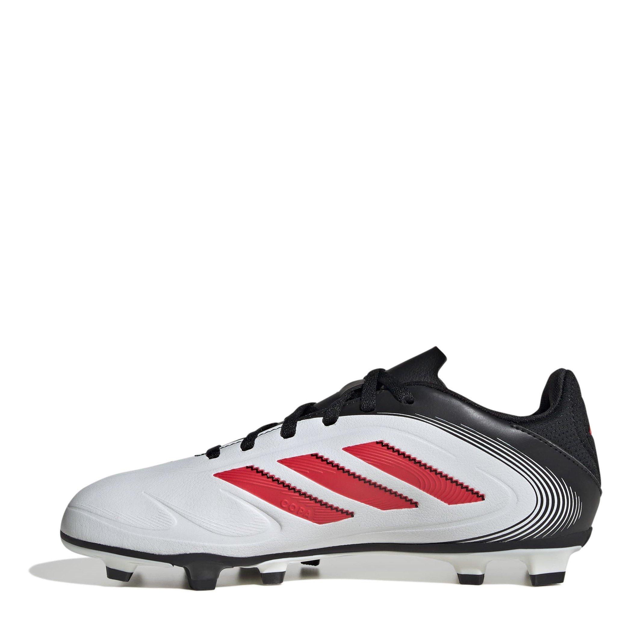 White/Red - adidas - Copa Pure 3 Club Childrens Firm Ground Football Boots - 2