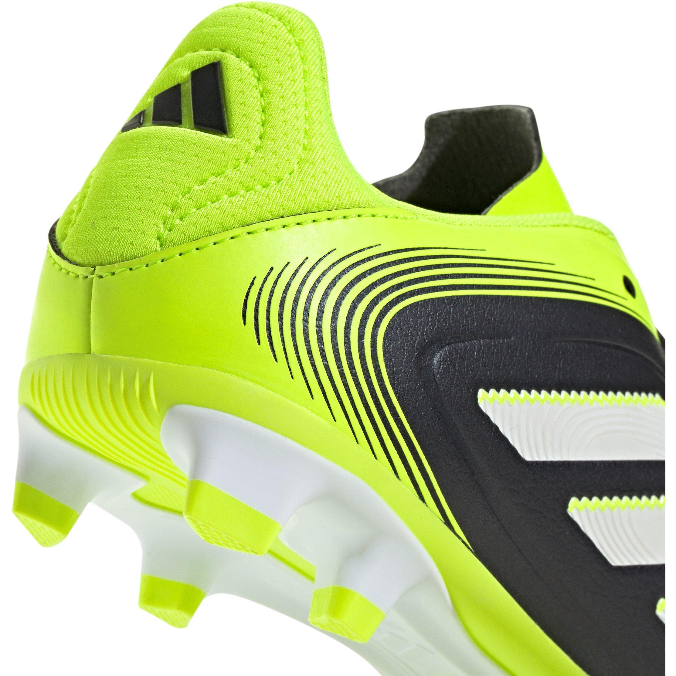 Black/Lemon - adidas - Copa Pure 3 Club Childrens Firm Ground Football Boots - 8