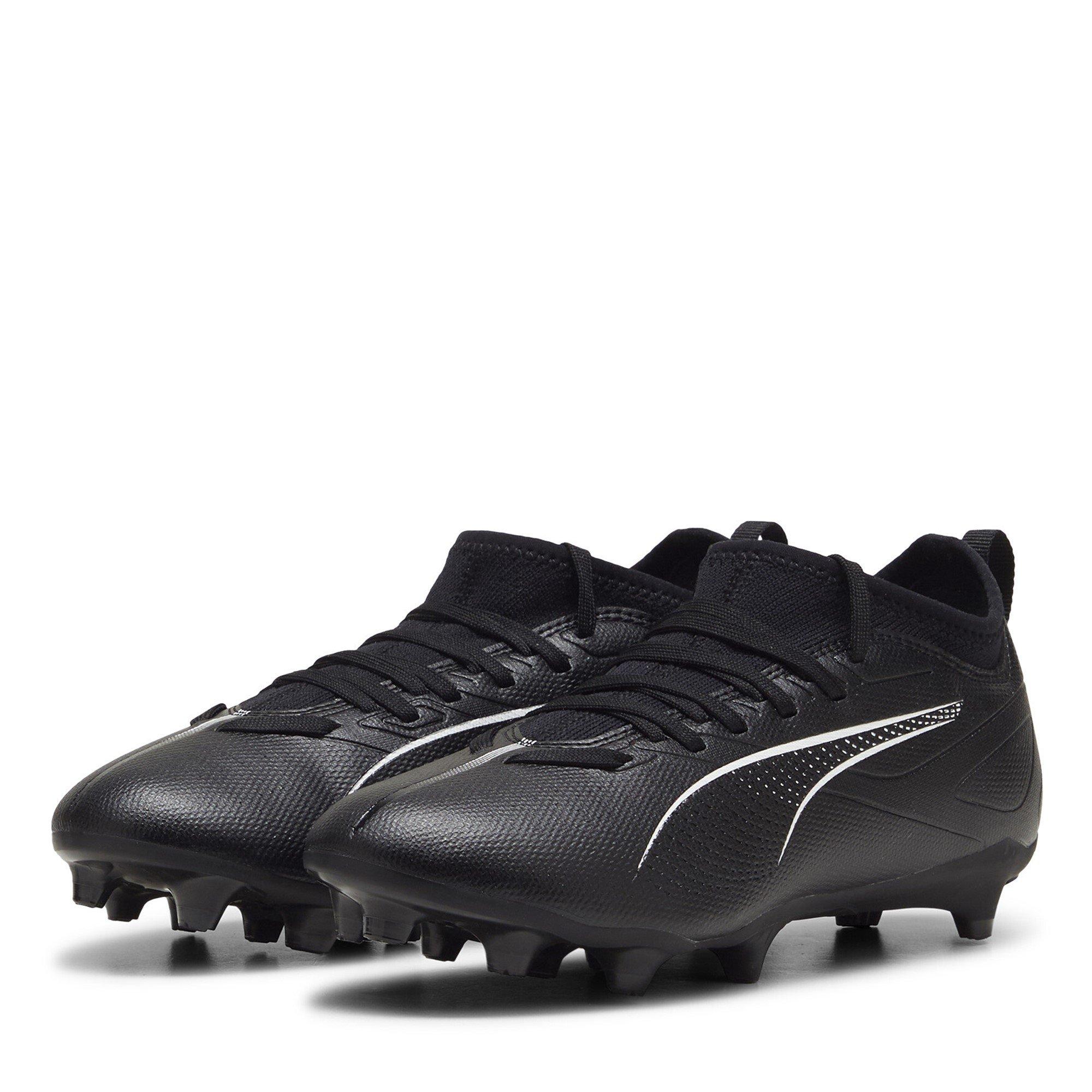 Puma  Kids Ultra Match Firm Ground Football Boots - Black Puma Black - C10 (28)