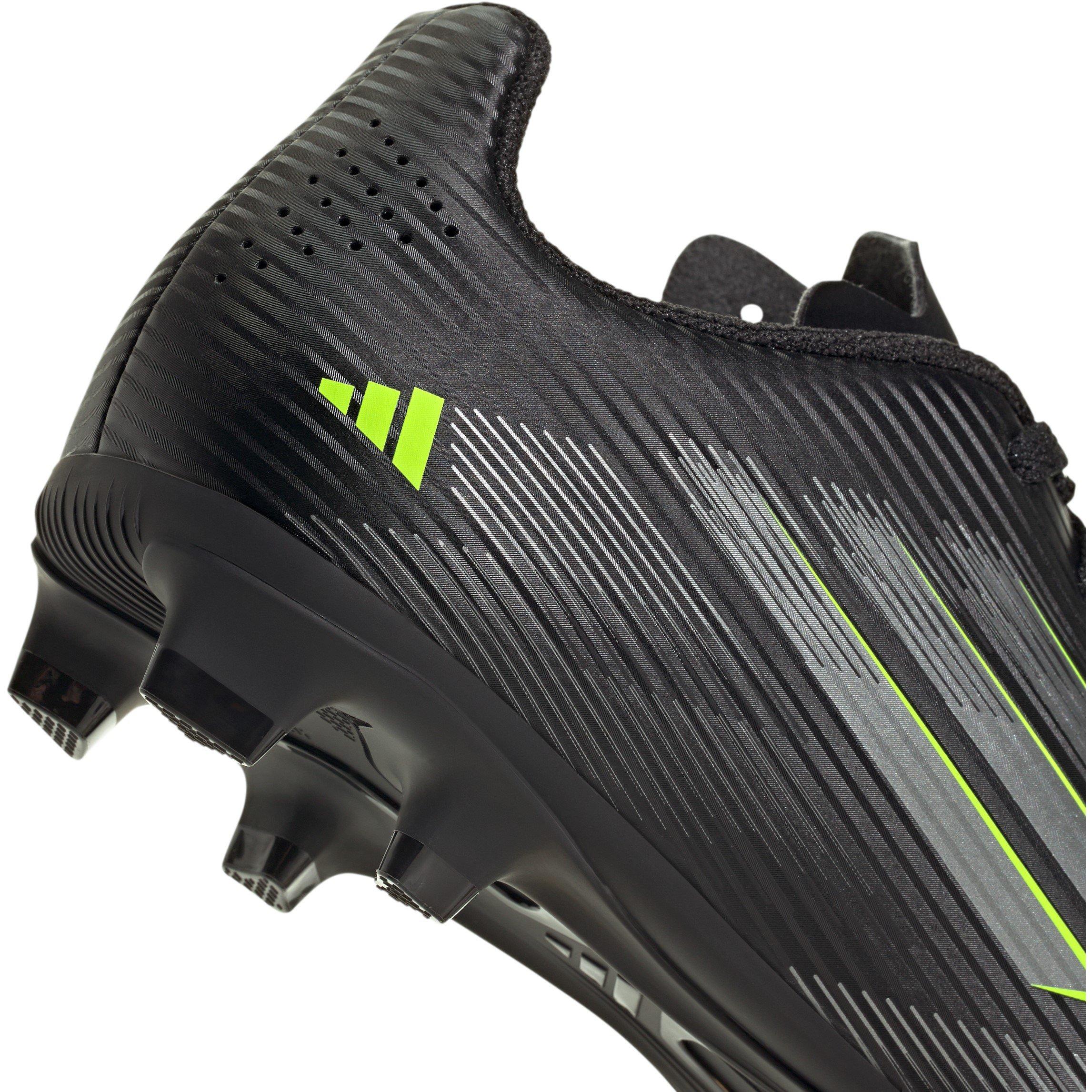 Black/Lemon - adidas - F50 Club Childrens Firm Ground Football Boots - 8