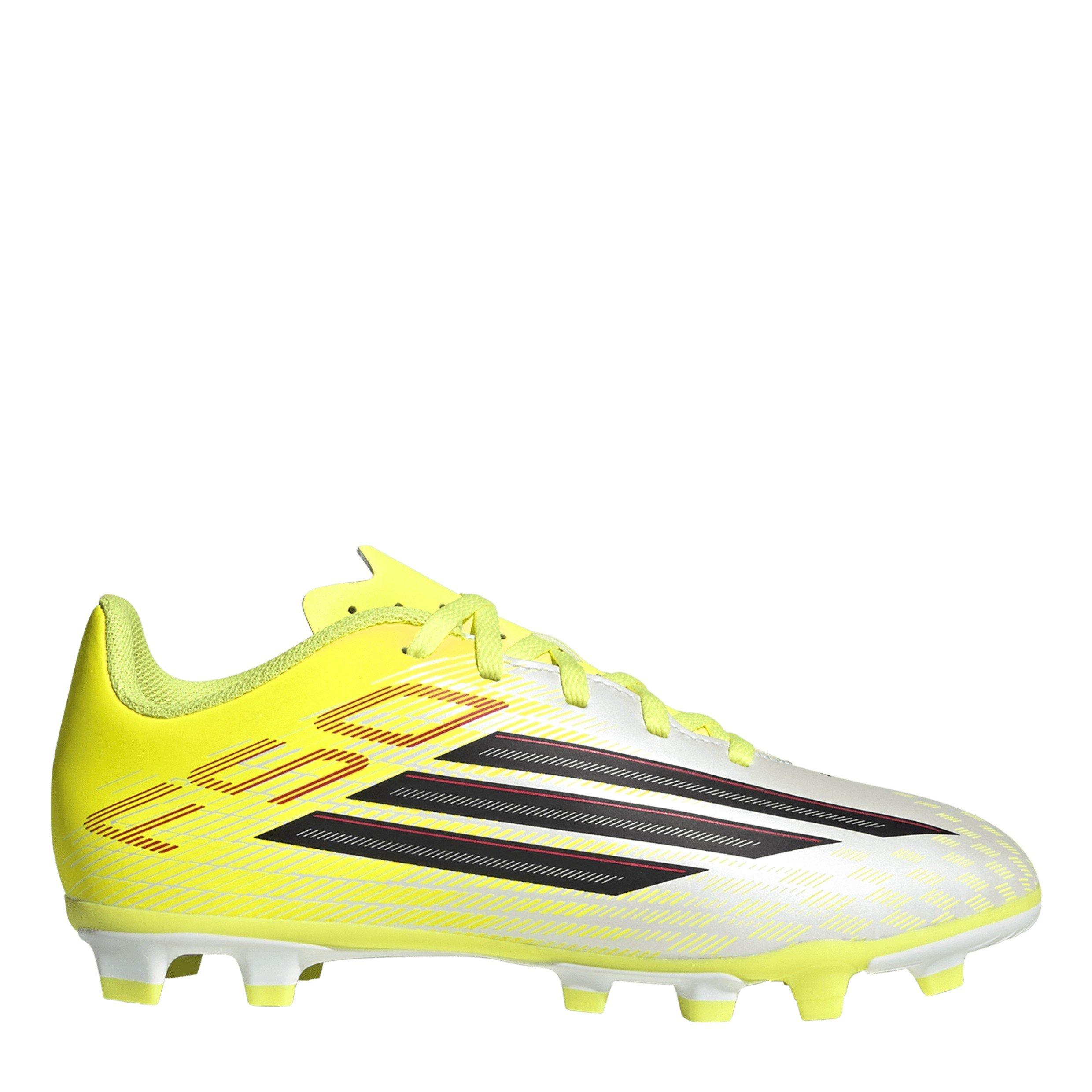 Adidas  Solar Yellow F50 Club Childrens Firm Ground Football Boots - C13 (31.5)