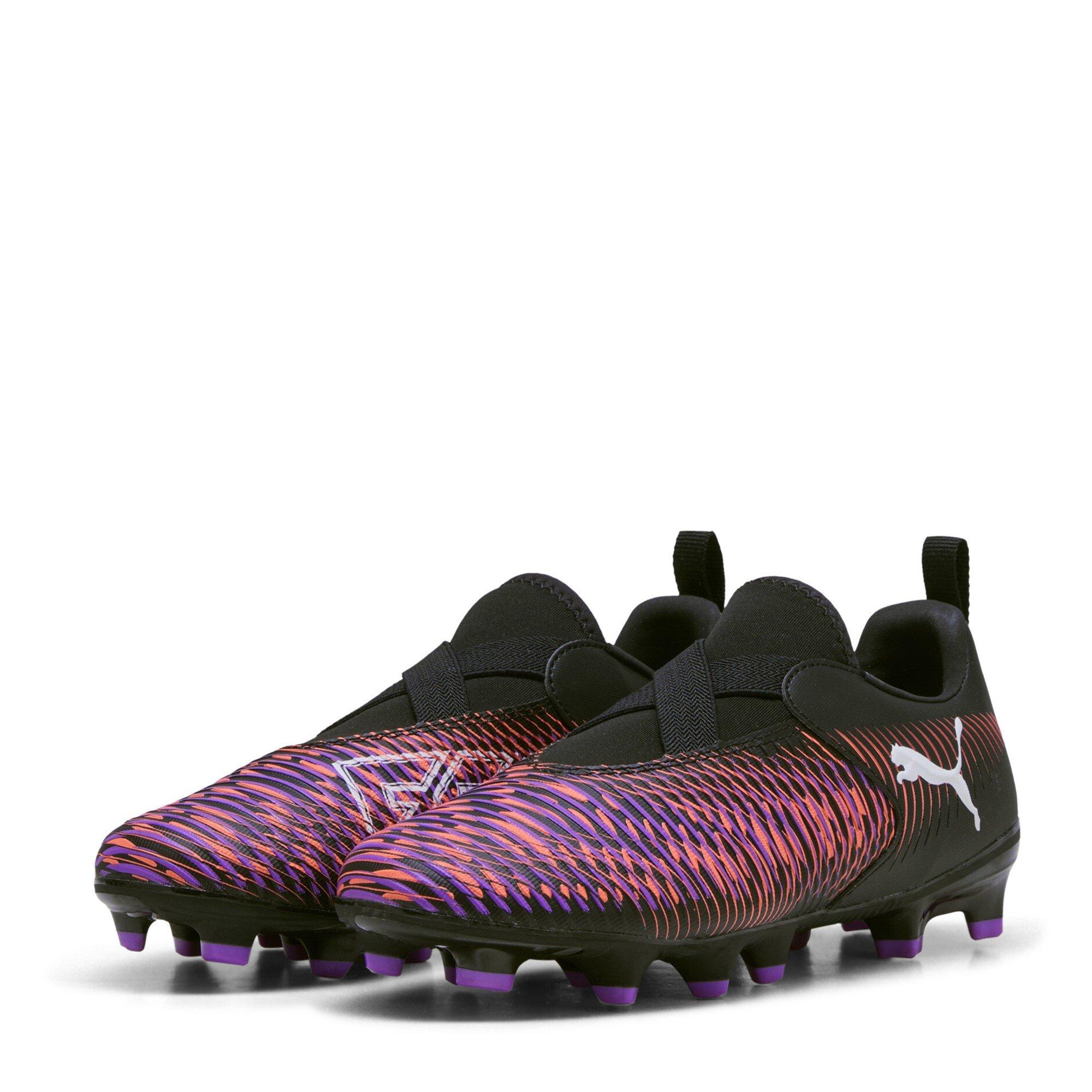 Puma  Kids Future Match Firm Ground Football Boots - Black Puma Black - C10 (28)