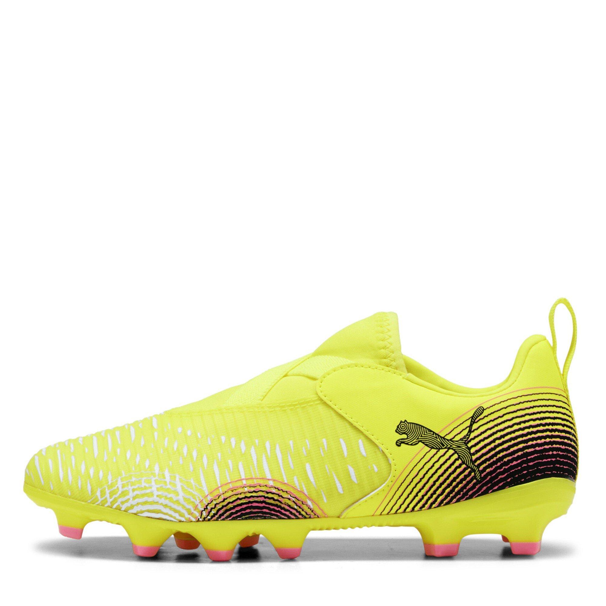 Yellow Alert - Puma - Unisex Kids Future Match Firm Ground Football Boots - 2