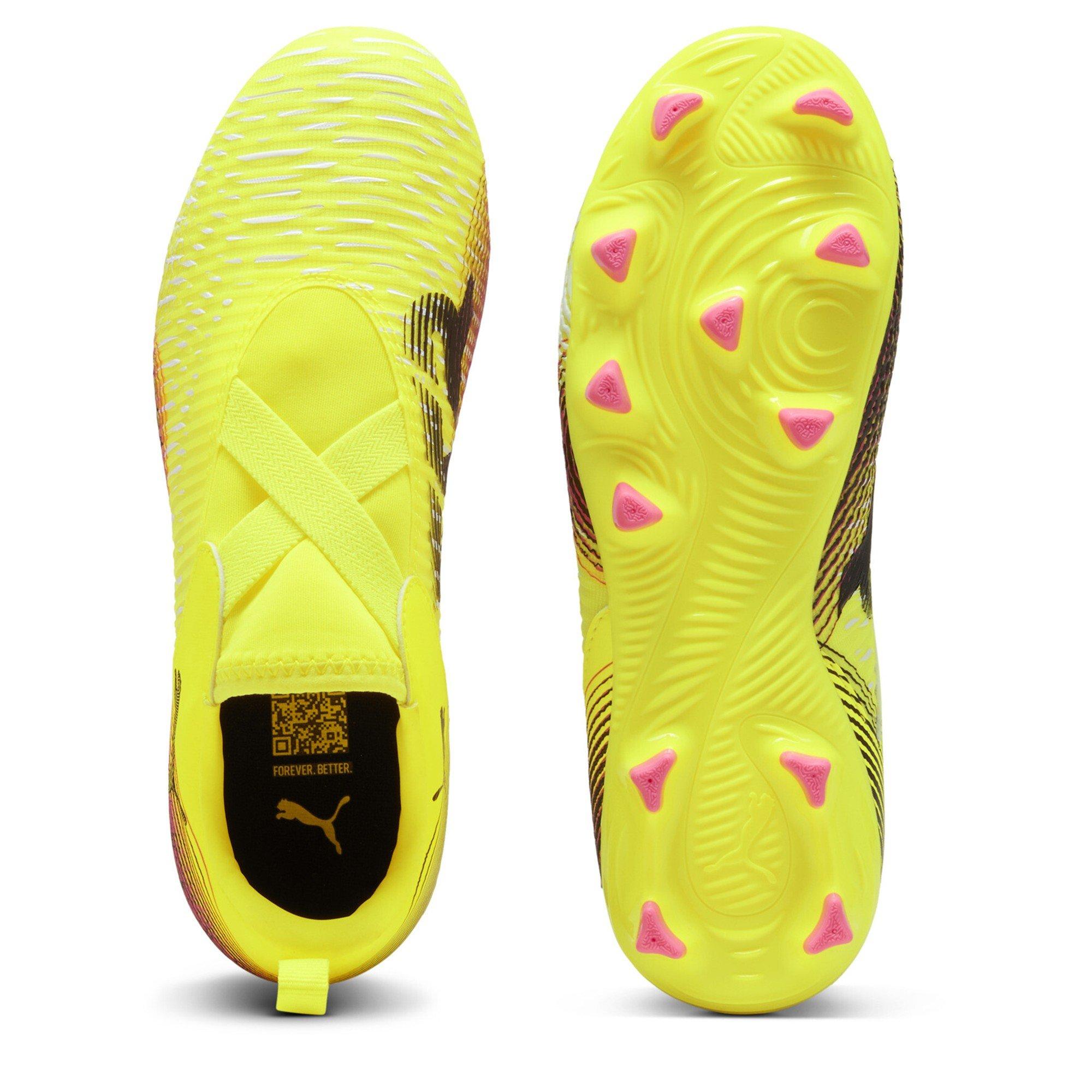 Yellow Alert - Puma - Unisex Kids Future Match Firm Ground Football Boots - 3