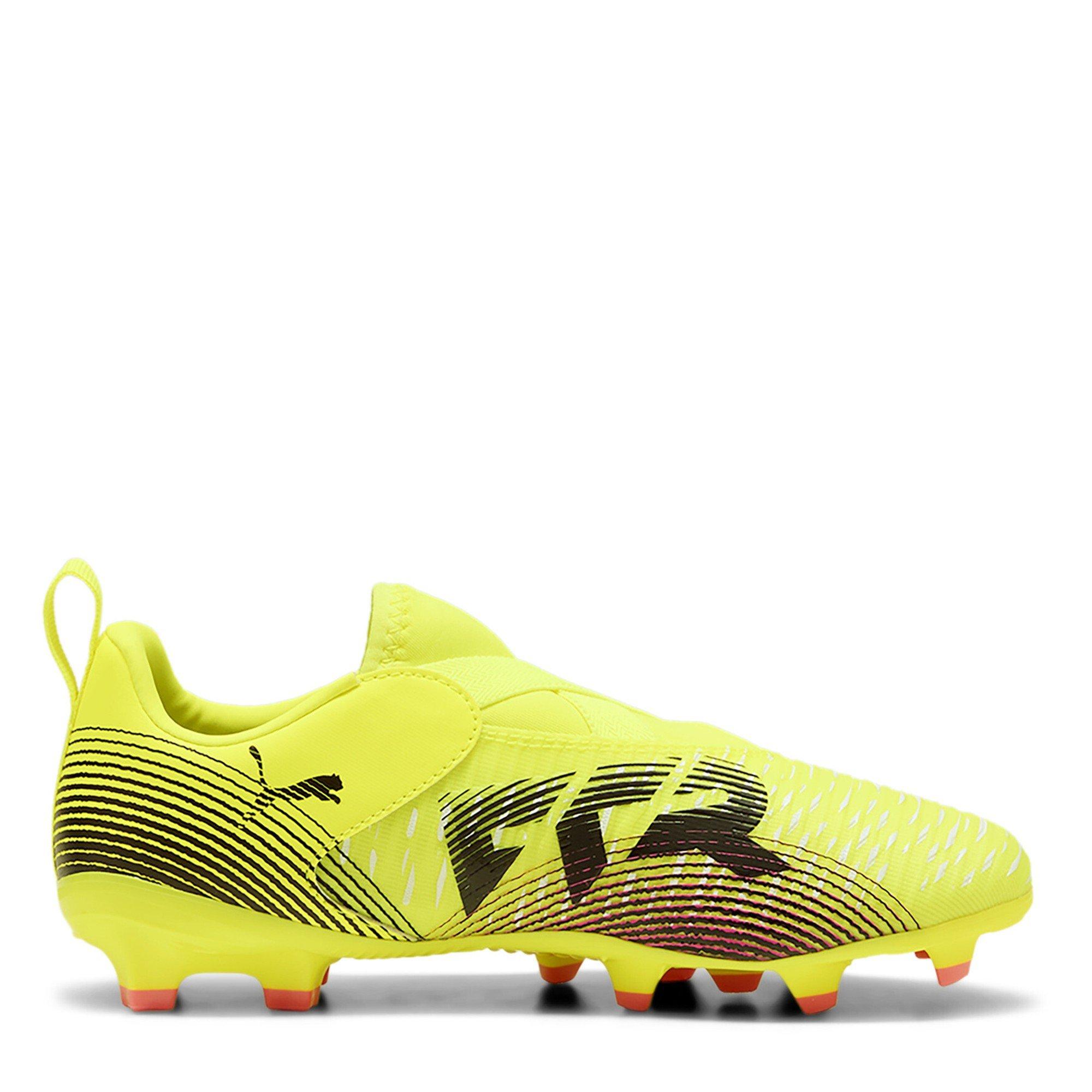 Yellow Alert - Puma - Unisex Kids Future Match Firm Ground Football Boots - 4