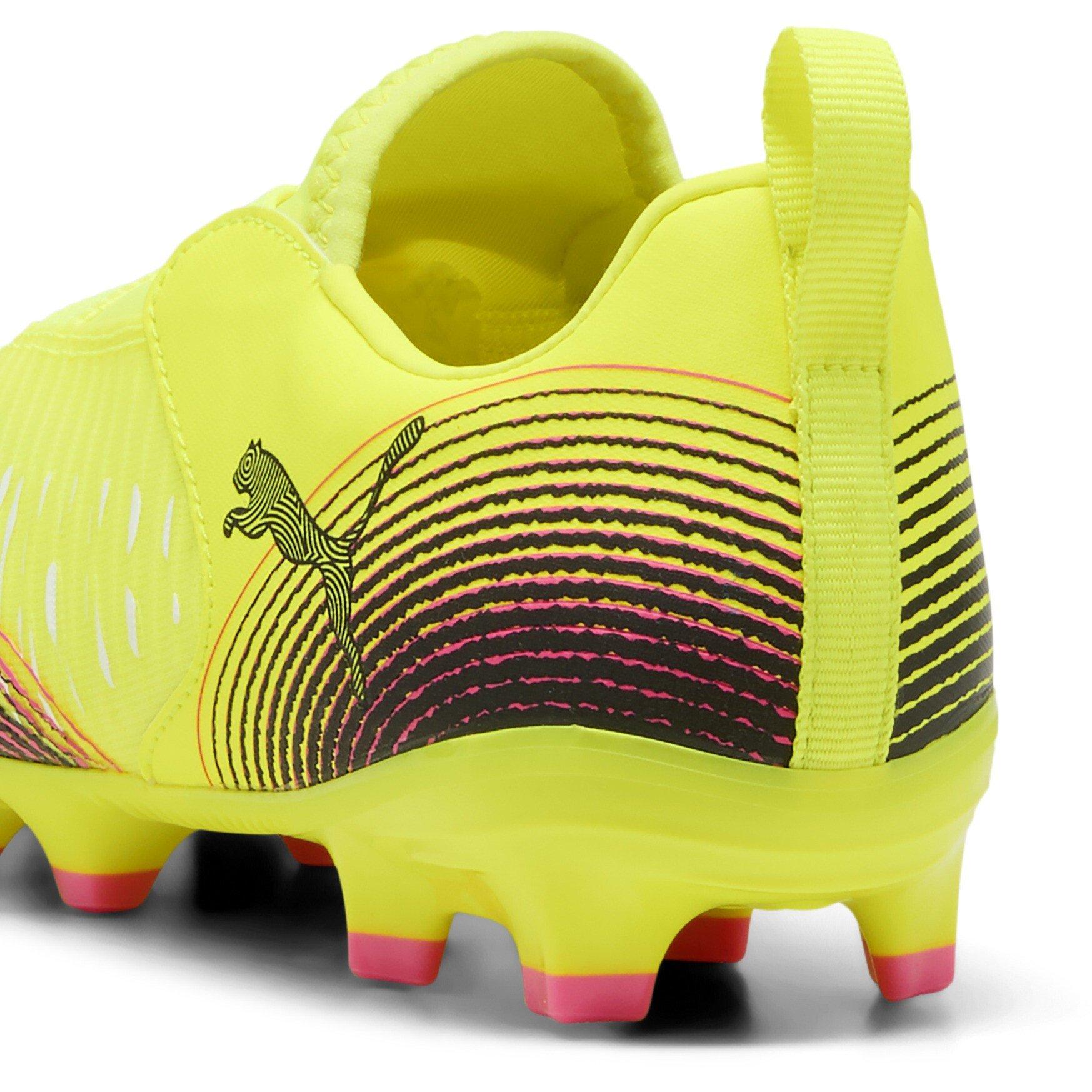 Yellow Alert - Puma - Unisex Kids Future Match Firm Ground Football Boots - 5