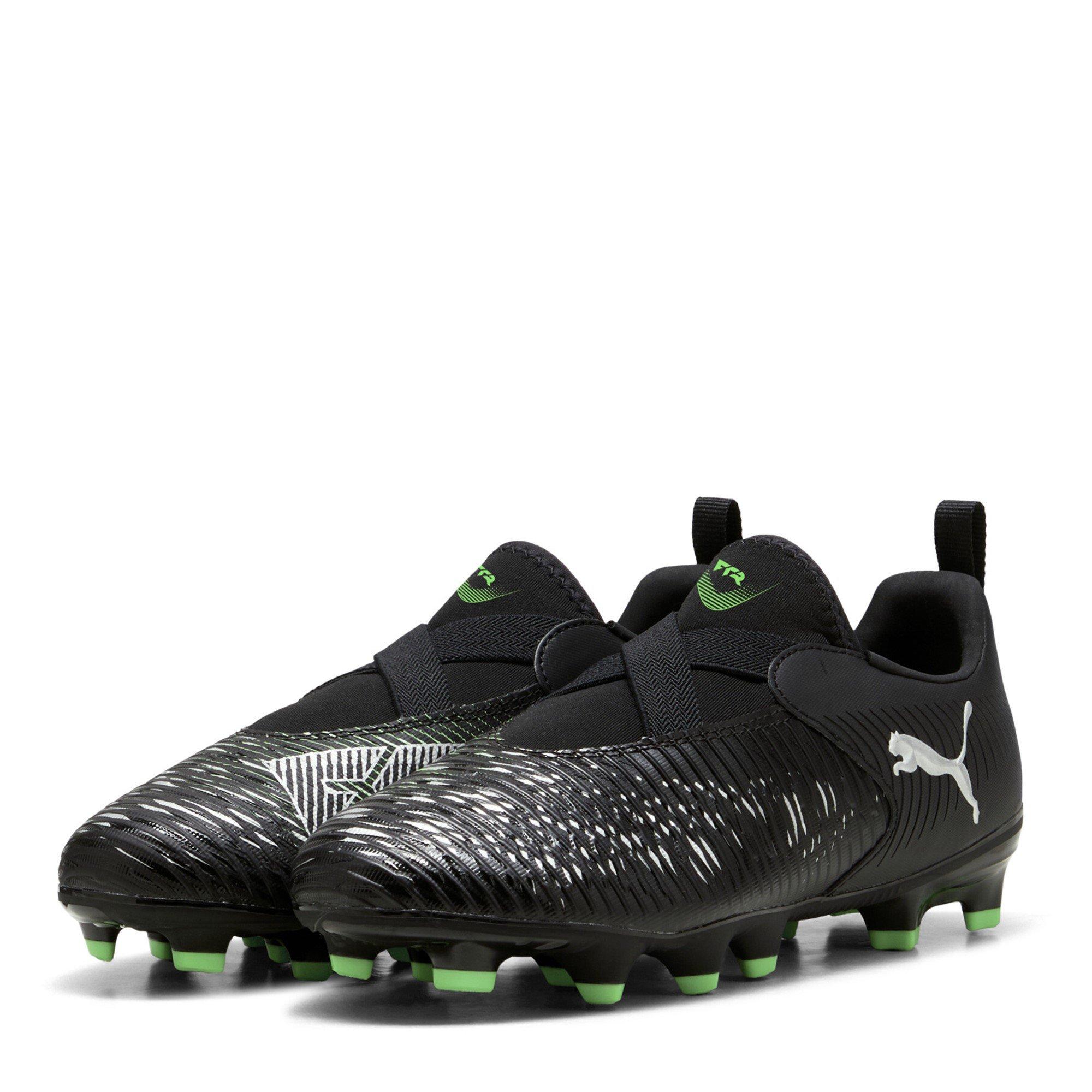 Puma  Kids Future Match Firm Ground Football Boots - Black Puma Black - C10 (28)